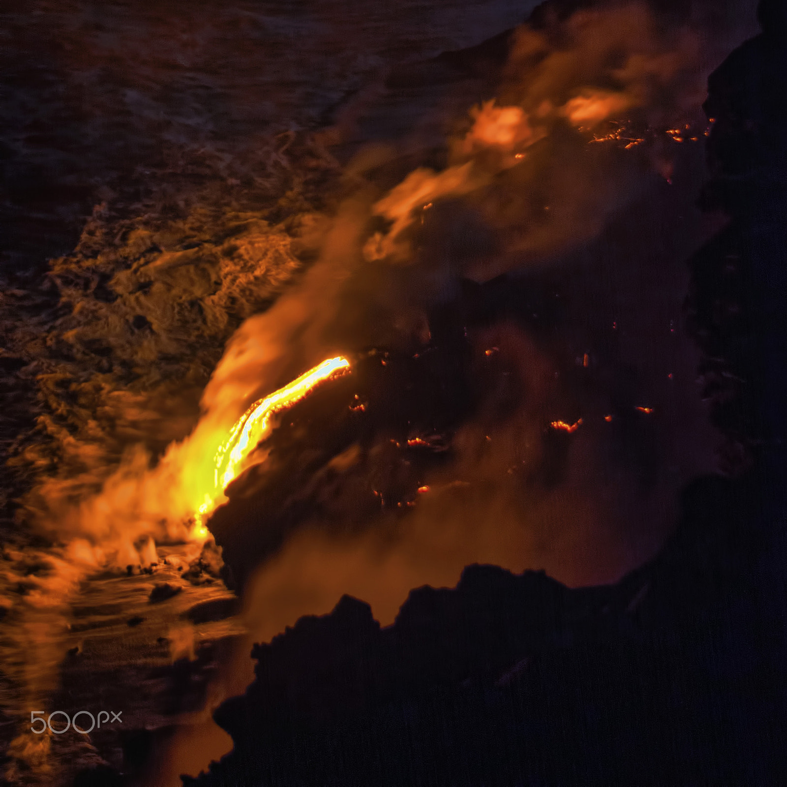 Nikon D7100 sample photo. Active volcano hawaii photography