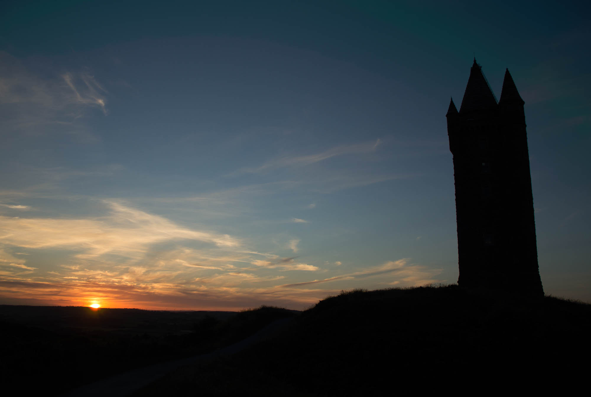 Scrabo Silhouette at Sunset