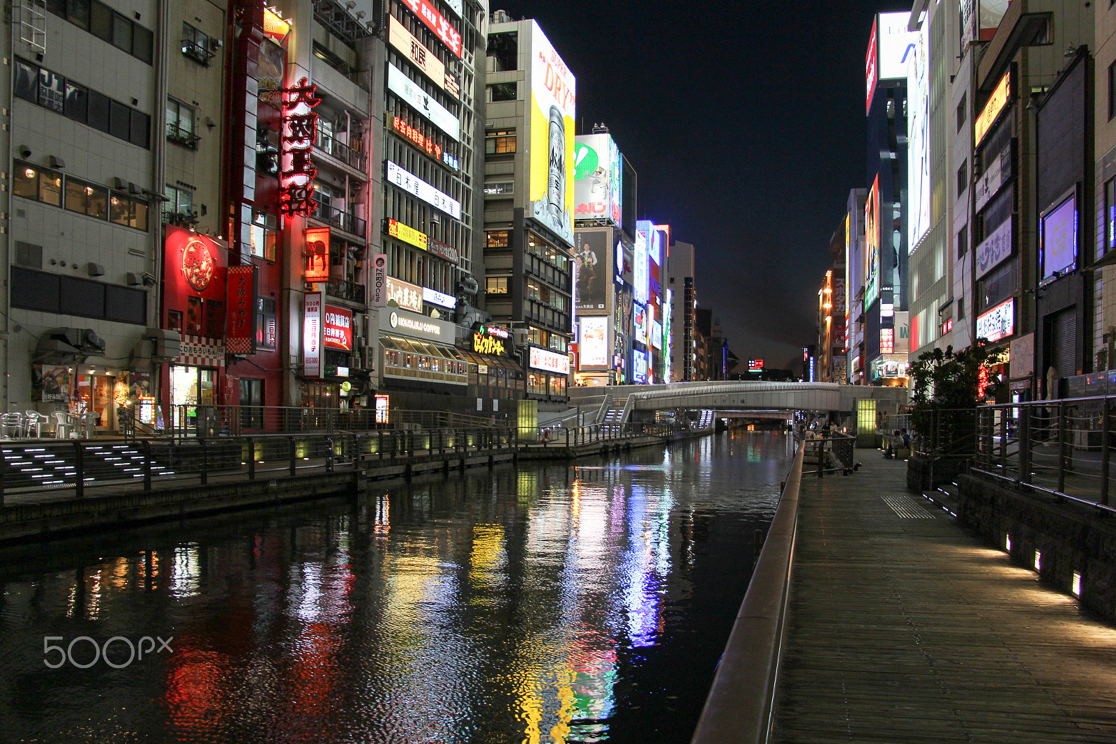 Canon EOS 700D (EOS Rebel T5i / EOS Kiss X7i) sample photo. Dotonbori by night photography
