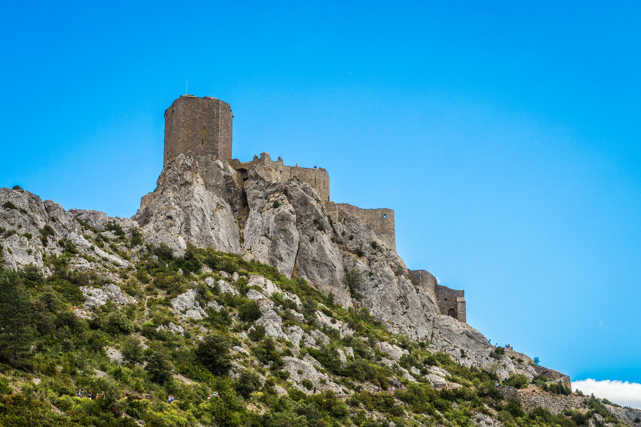 Panasonic Lumix DMC-GH3 sample photo. Chateau de queribus photography