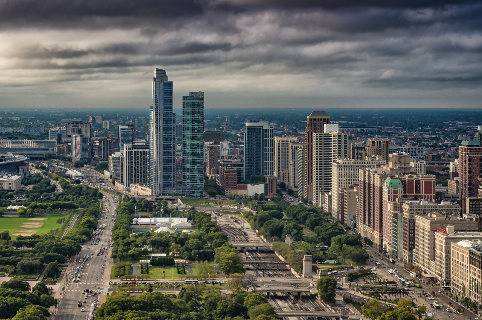 Nikon AF Micro-Nikkor 60mm F2.8D sample photo. Chicago morning photography