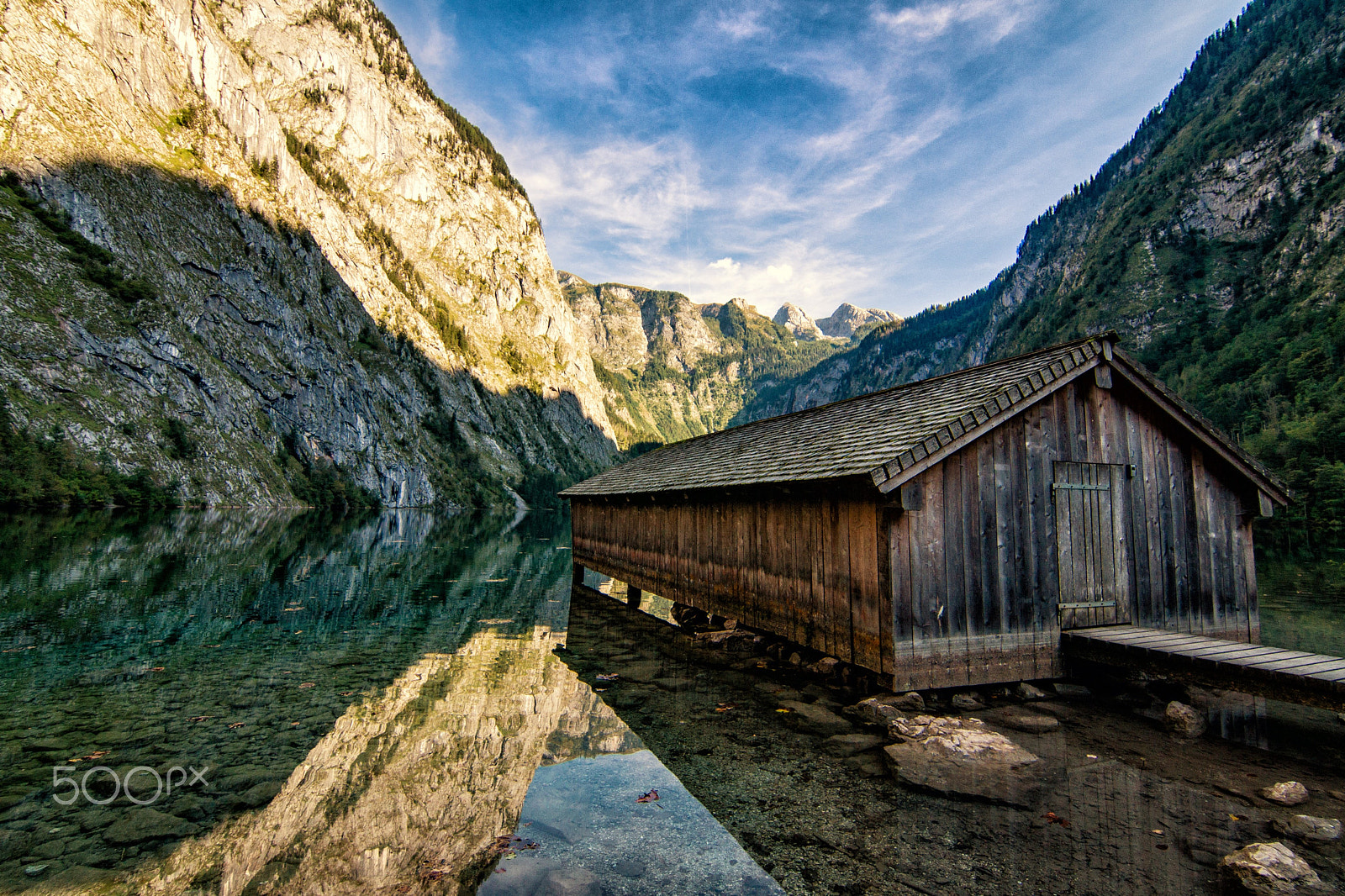 Sony SLT-A58 + 20mm F2.8 sample photo. Fischerhütte am obersee, königsee photography
