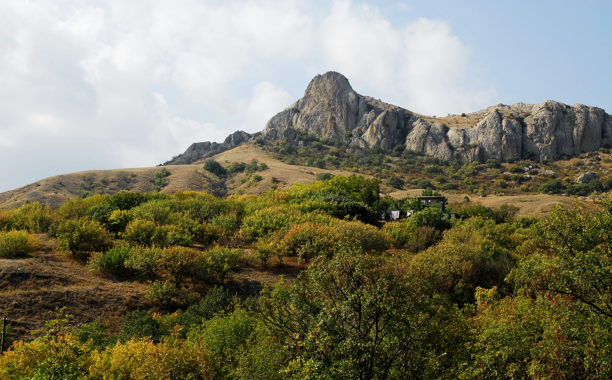 Nikon D200 + Sigma 18-50mm F2.8 EX DC Macro sample photo. On the hills of the crimea photography