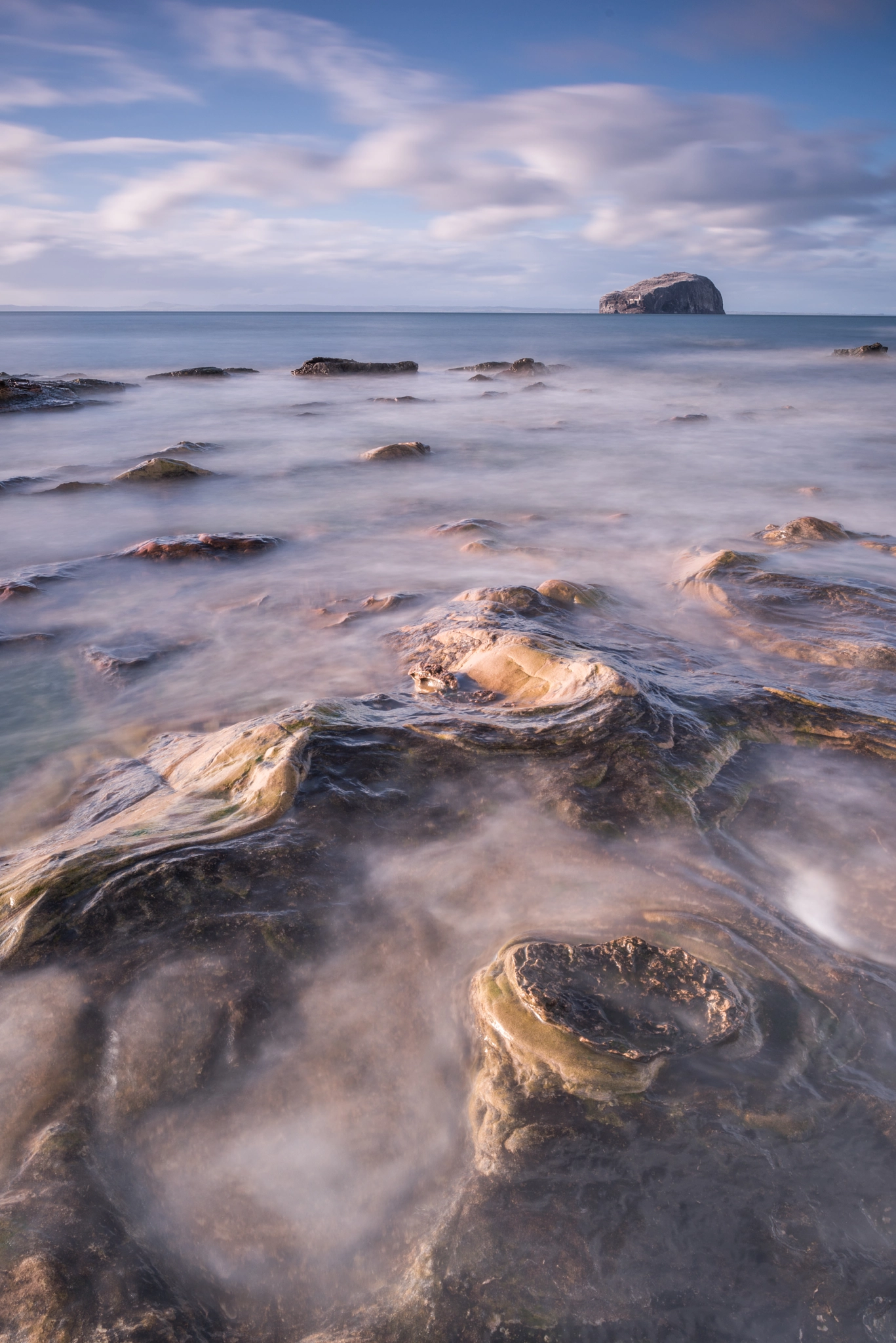 Nikon D810 sample photo. Incoming tide - longer exposure photography