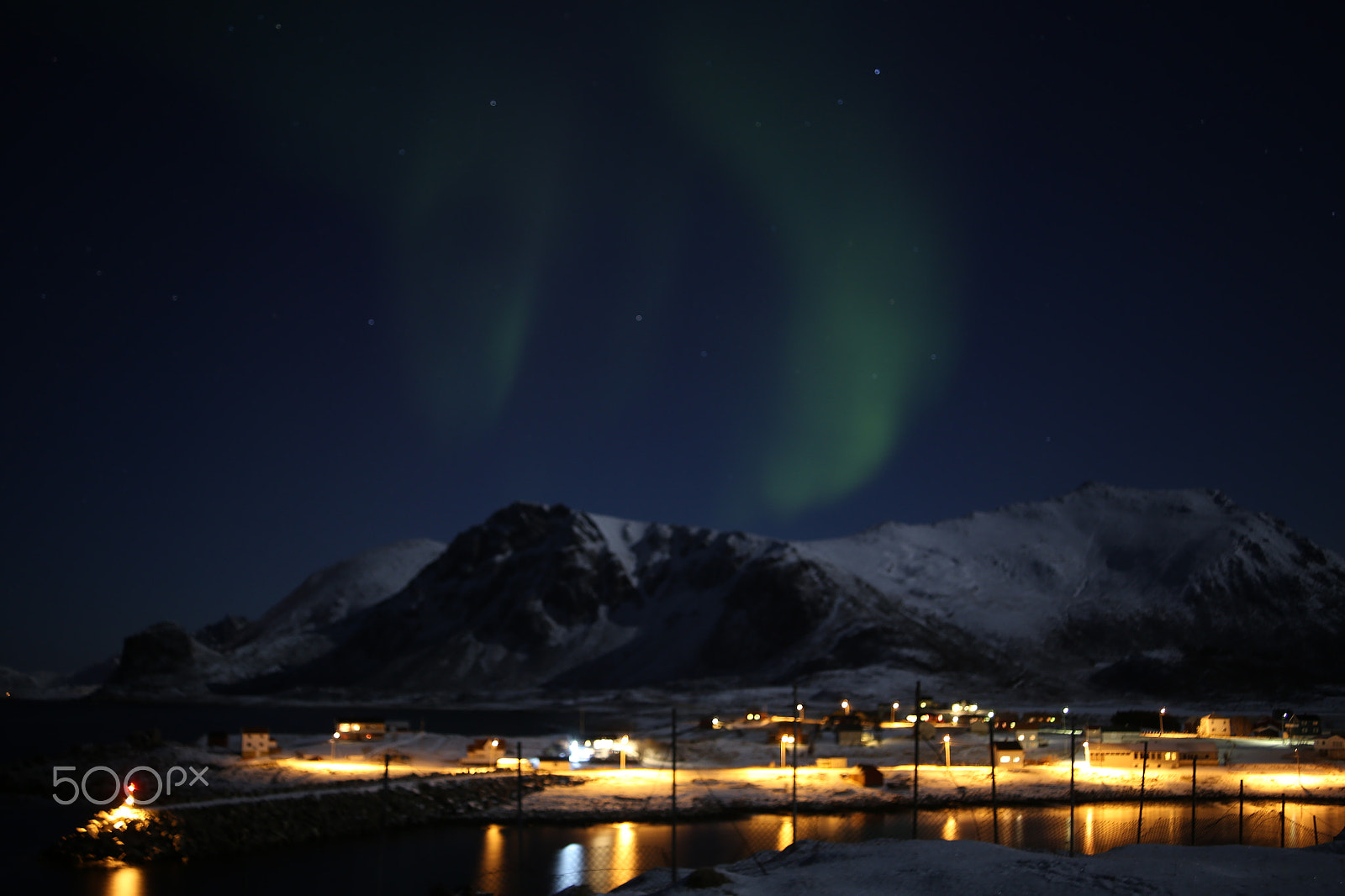 Canon EF 28-80mm f/3.5-5.6 USM sample photo. Aurora above krigsneset. photography