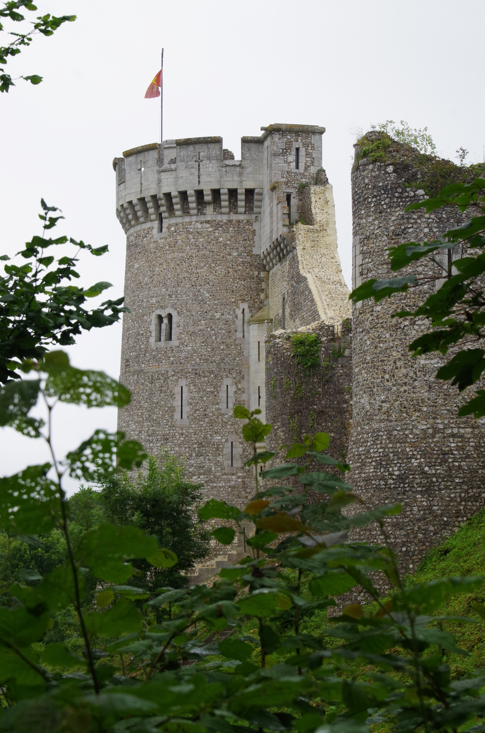 Pentax smc DA 18-270mm F3.5-6.3 ED SDM sample photo. Tower and flag photography