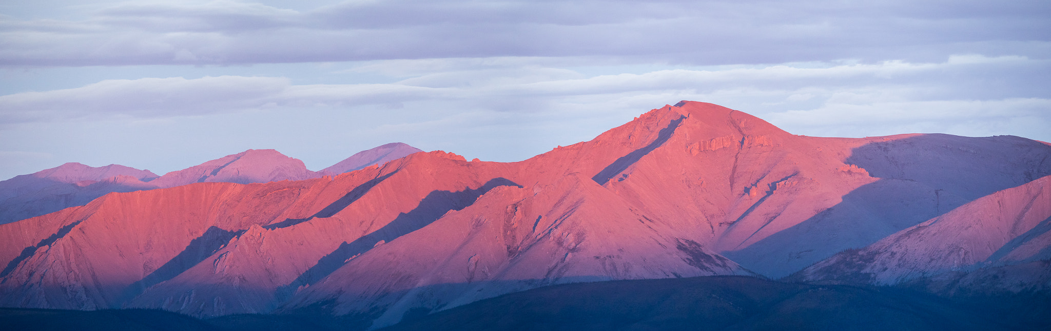 Canon EOS-1D X Mark II sample photo. Sunset on the ogilvie mountains photography
