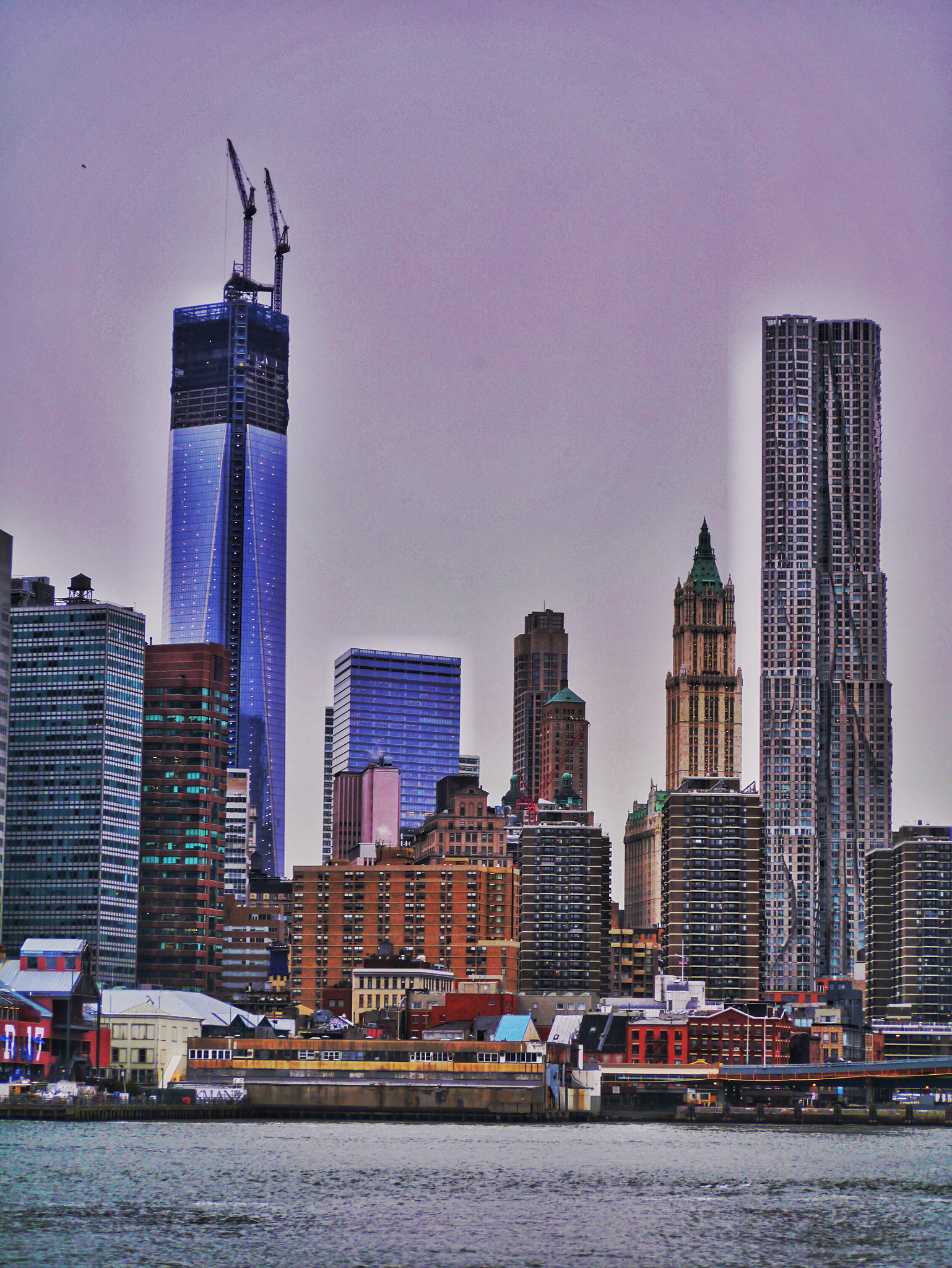 Panasonic Lumix G Vario 45-200mm F4-5.6 OIS sample photo. Manhattan wtc one photography