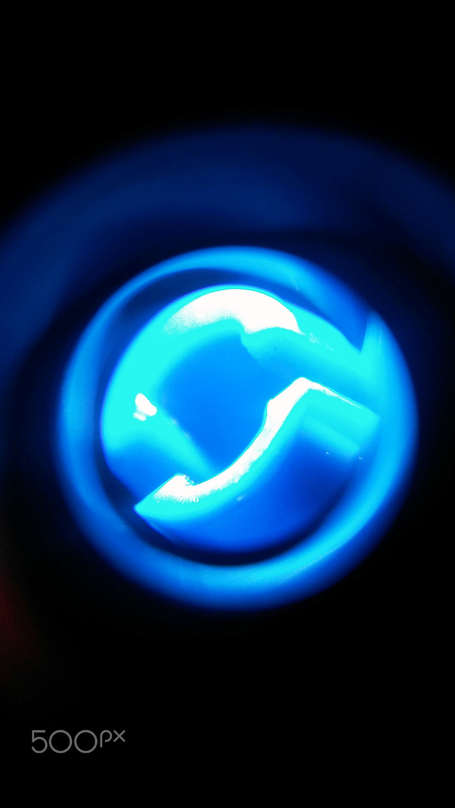 LG SPIRIT 4G LTE sample photo. Blue abstract photography