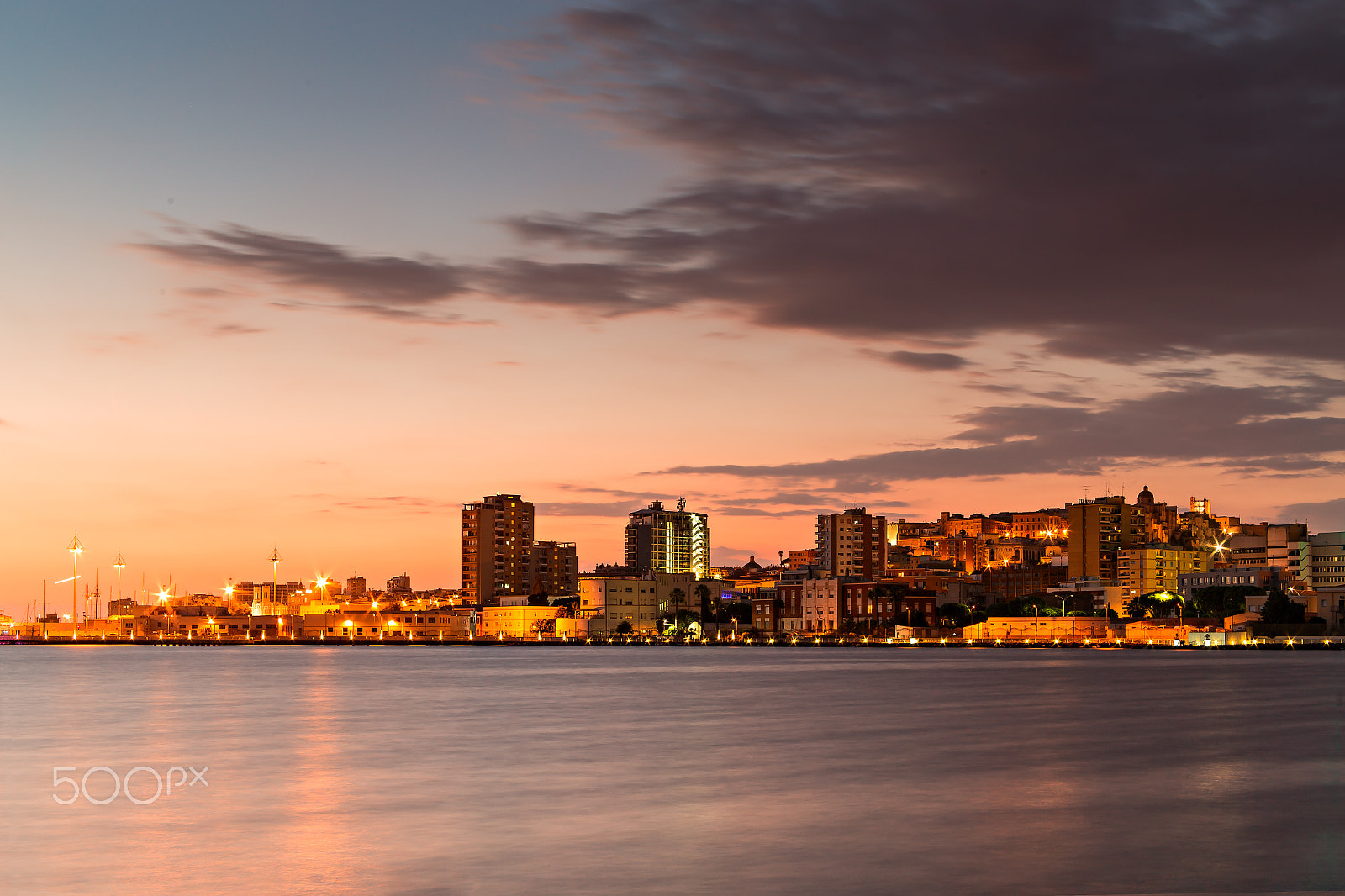 Canon EF 24-85mm F3.5-4.5 USM sample photo. Cagliari  vista dal mare photography