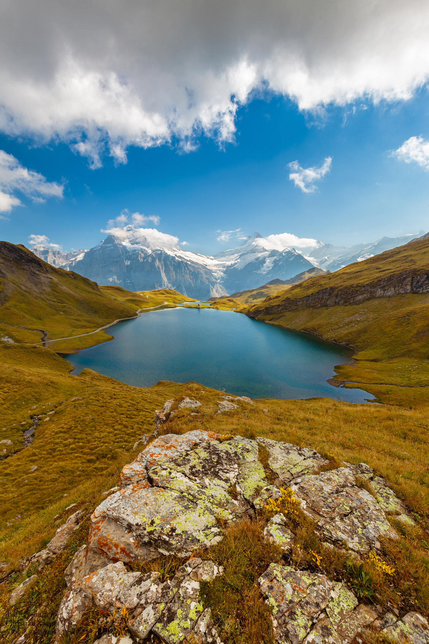 Canon EOS 5D Mark II + Canon EF 16-35mm F4L IS USM sample photo. Bachalpsee view photography