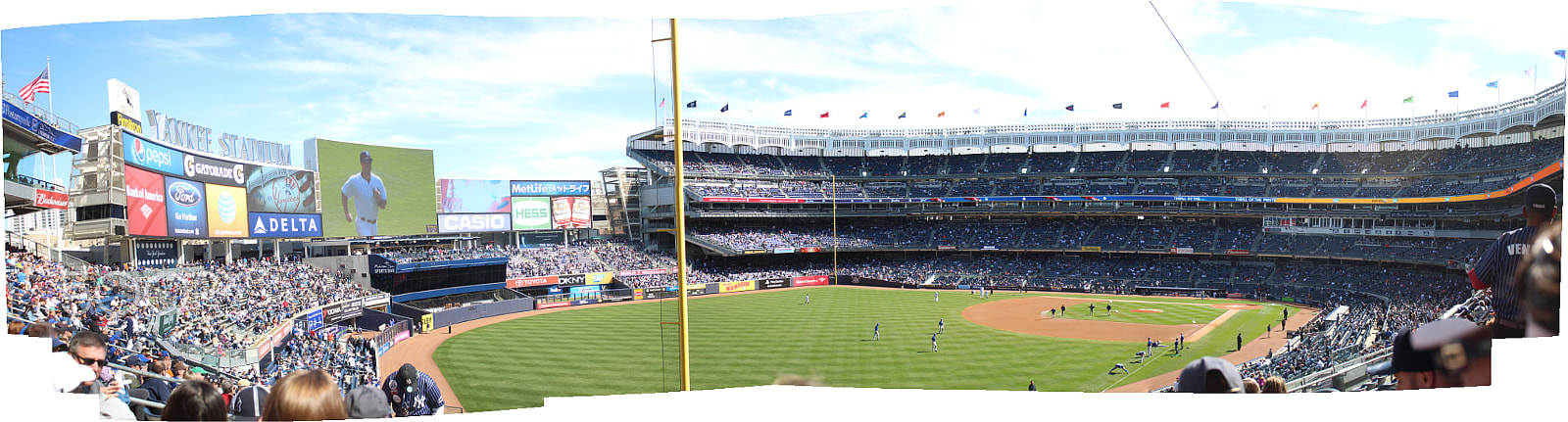 Canon EF-S 18-55mm F3.5-5.6 IS sample photo. Yankee stadium photography