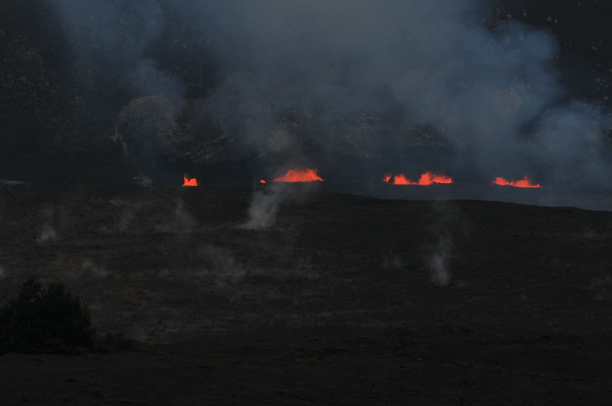 Nikon D300S sample photo. Halemaumau crater eruption photography