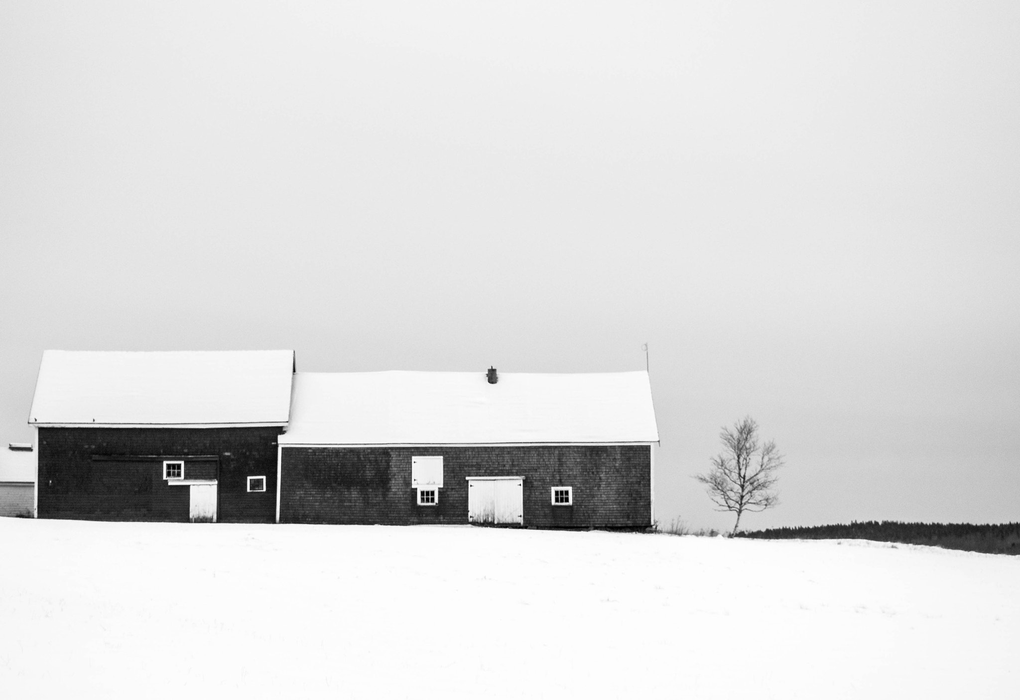 Olympus M.Zuiko Digital 14-42mm F3.5-5.6 II R sample photo. Winter time in maine photography