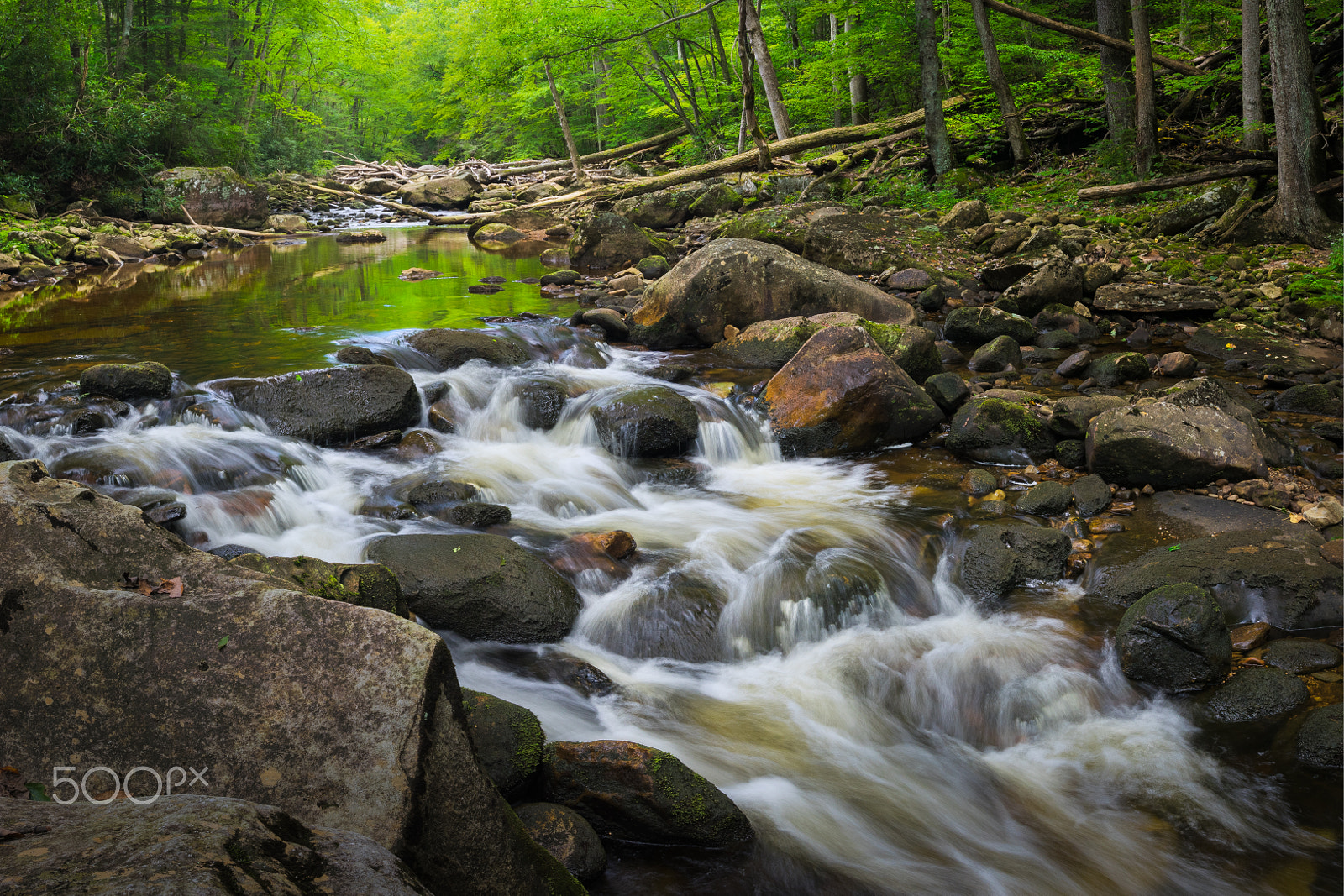 Pentax K-3 II sample photo. Cascades in the otter creek photography