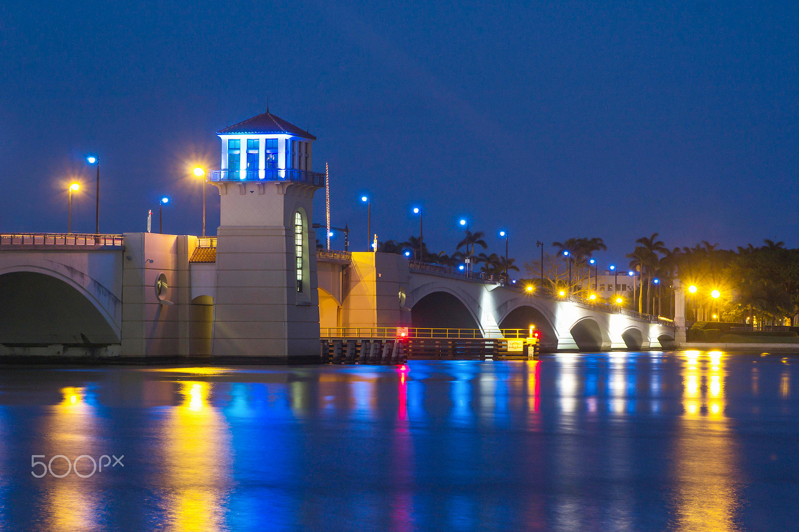 Canon EF 28-105mm f/3.5-4.5 USM sample photo. Flagler memorial bridge, west palm beach, fl photography