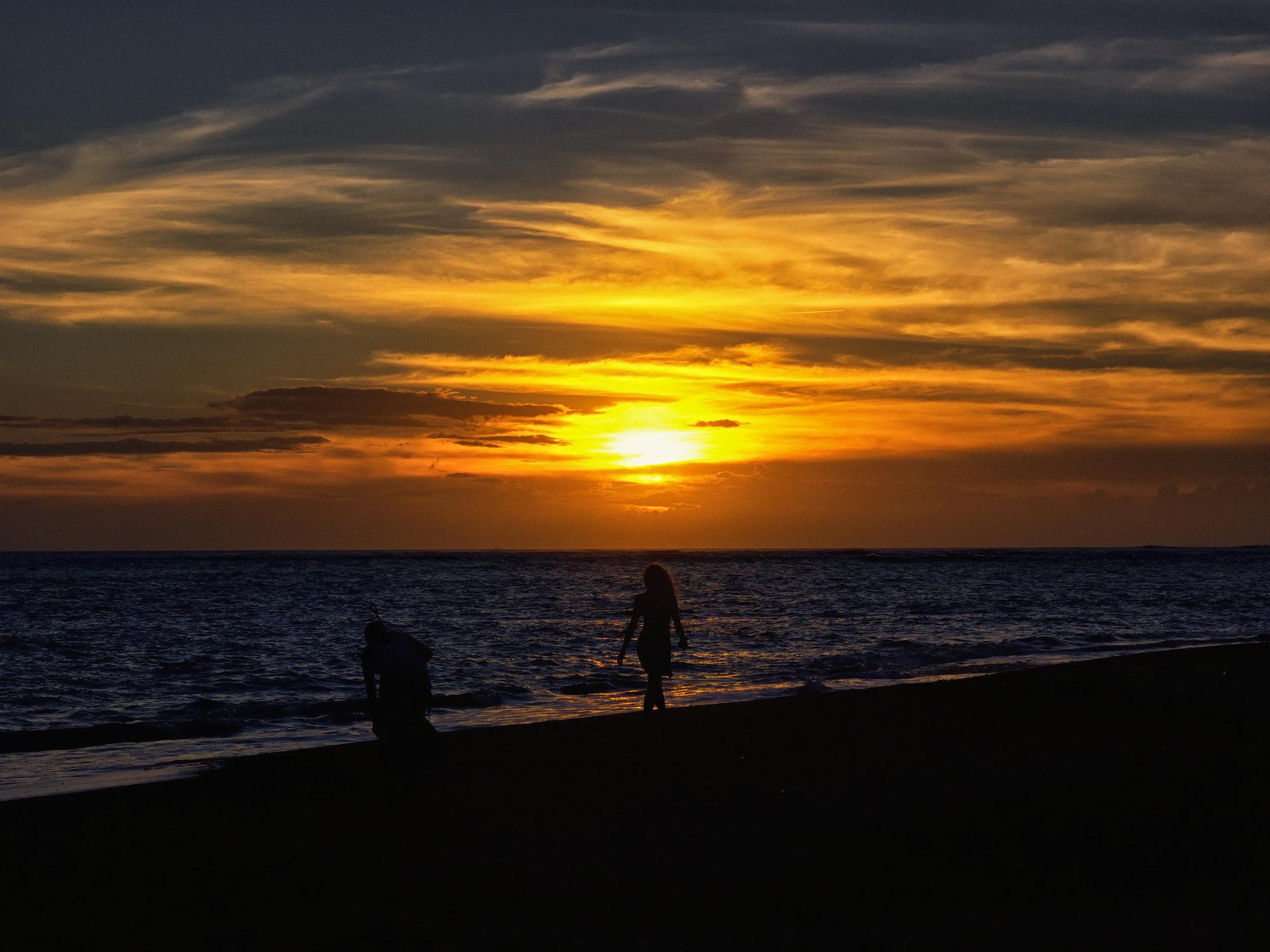 Olympus OM-D E-M1 + Olympus Zuiko Digital ED 12-60mm F2.8-4.0 SWD sample photo. Okinawa sunset. photography