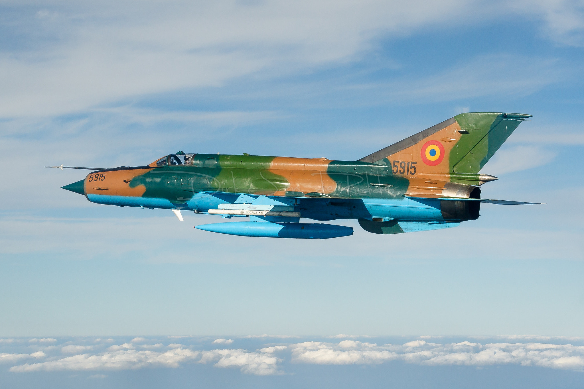 Canon EOS 20D sample photo. Romanian air force mig-21 lancer a 5915 photography