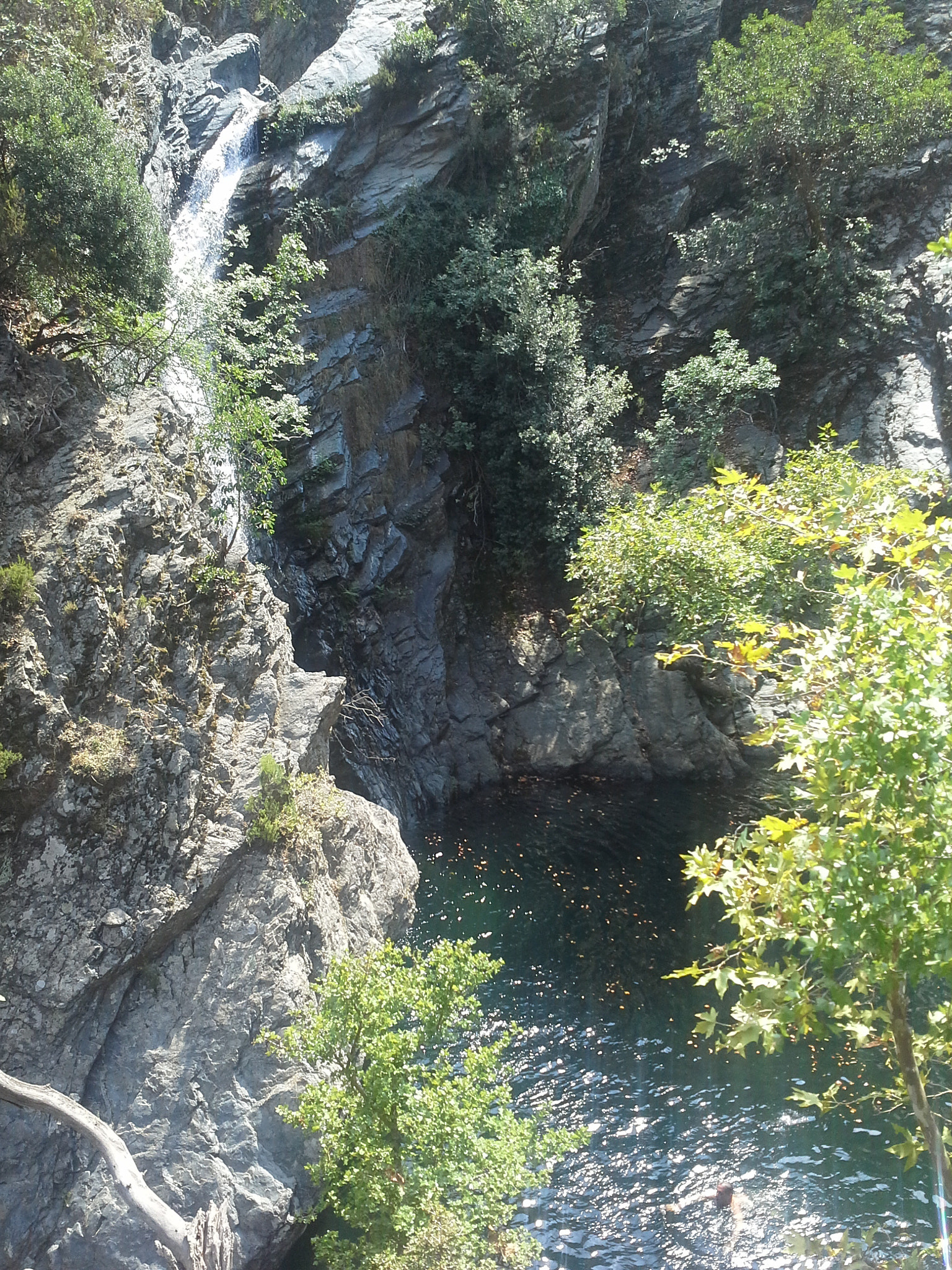 Samsung Galaxy Note 8.0 sample photo. Samothraki-falls & lake in the river photography