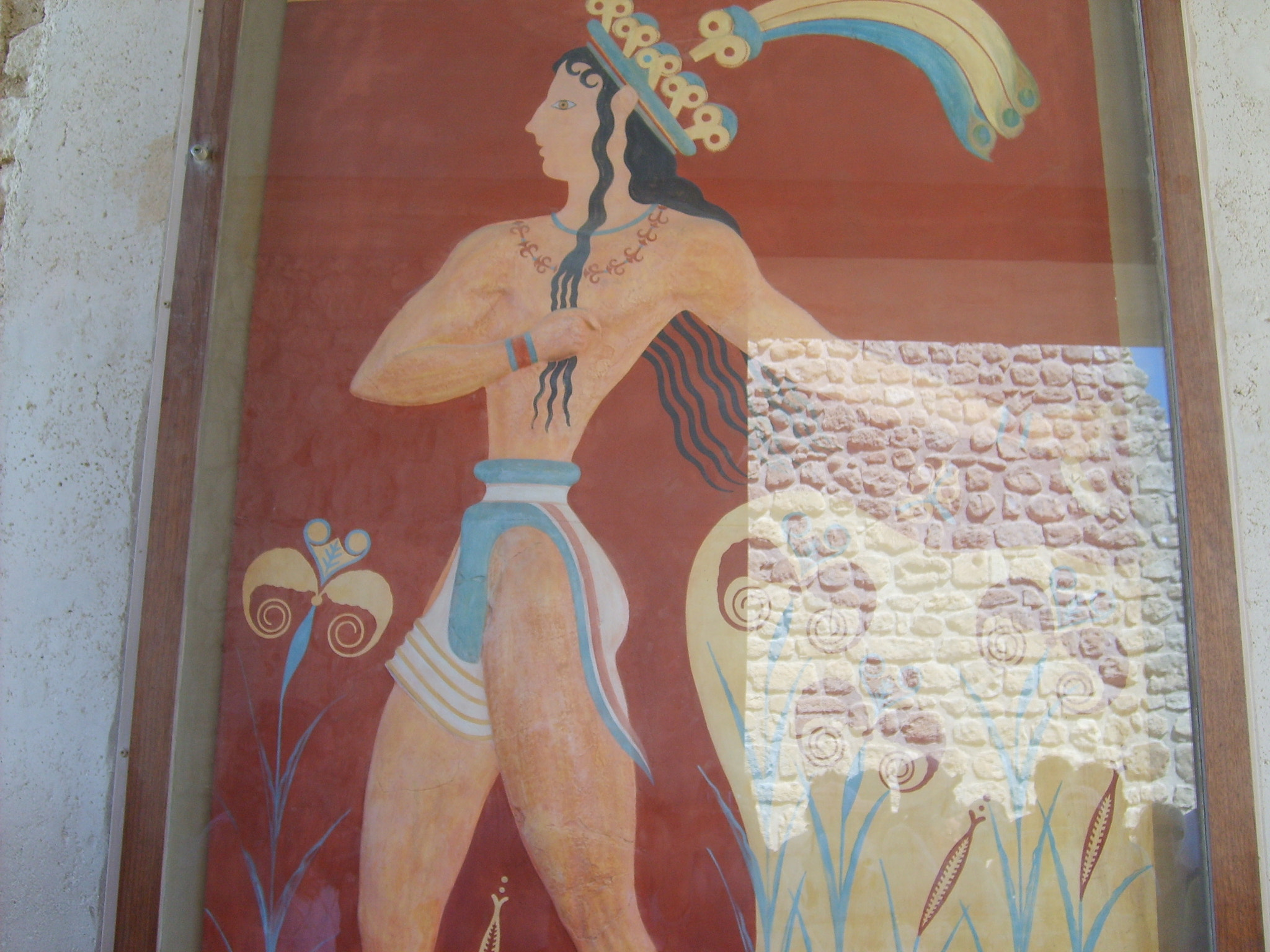 Samsung Digimax S500 / Kenox S500 / Digimax Cyber 530 sample photo. Knossos-prince with lilies photography