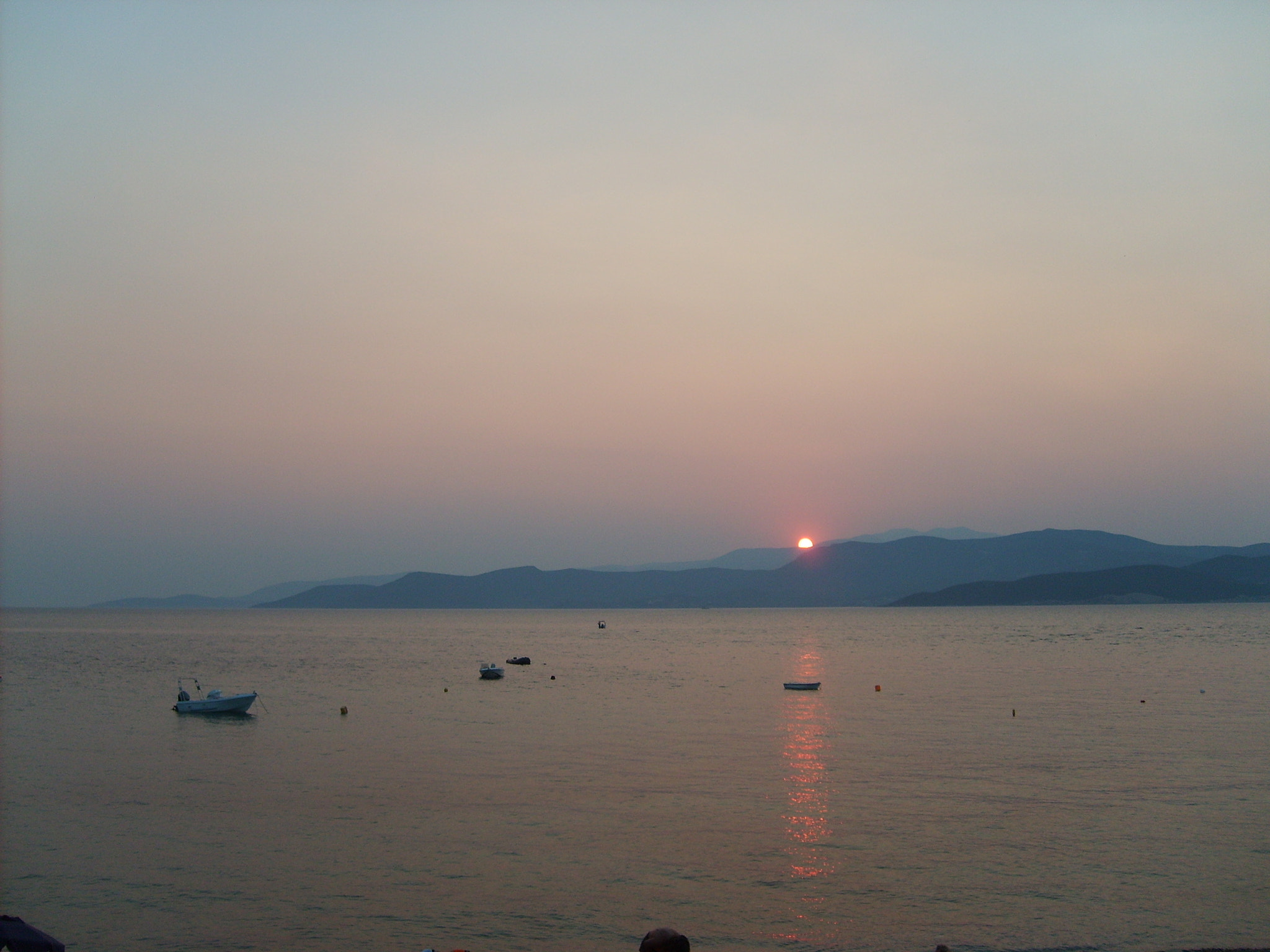 Samsung Digimax S500 / Kenox S500 / Digimax Cyber 530 sample photo. Sunset in north evia photography