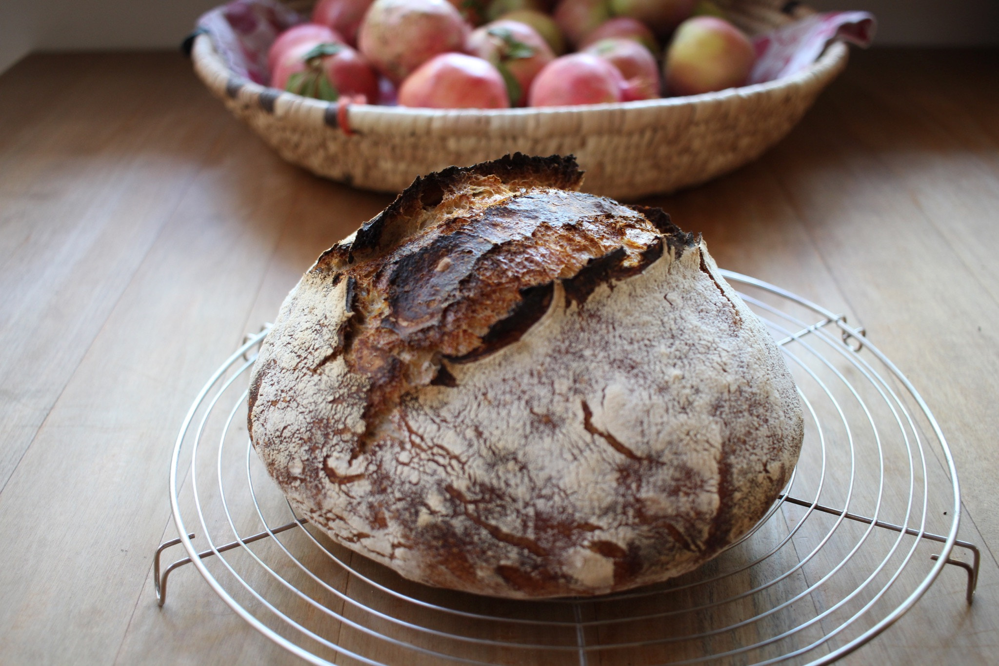 Canon EOS 650D (EOS Rebel T4i / EOS Kiss X6i) + Canon EF-S 24mm F2.8 STM sample photo. Sourdough loaf photography