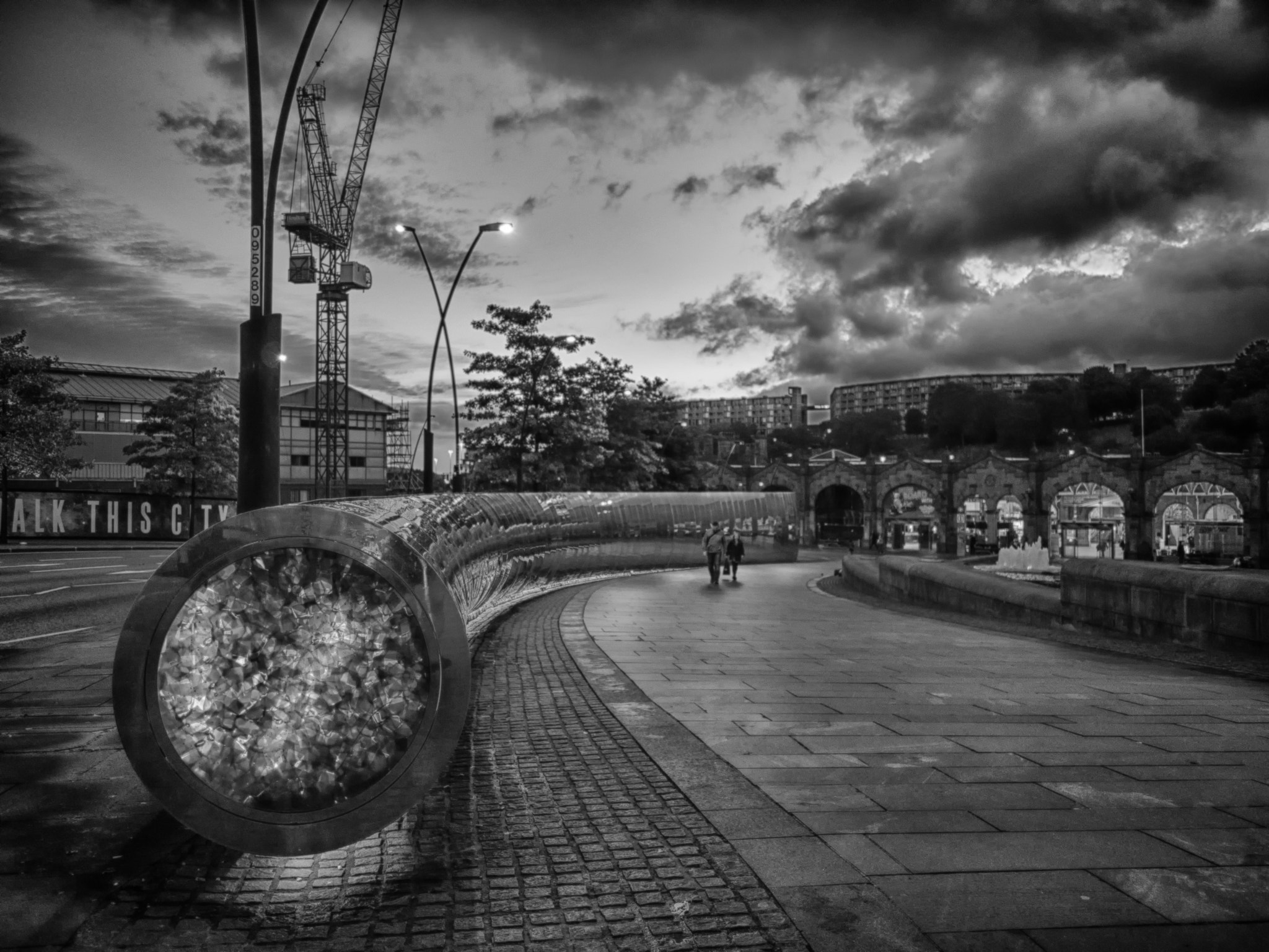 Panasonic Lumix DMC-GX8 + Panasonic Lumix G 14mm F2.5 ASPH sample photo. Sheffield train station photography