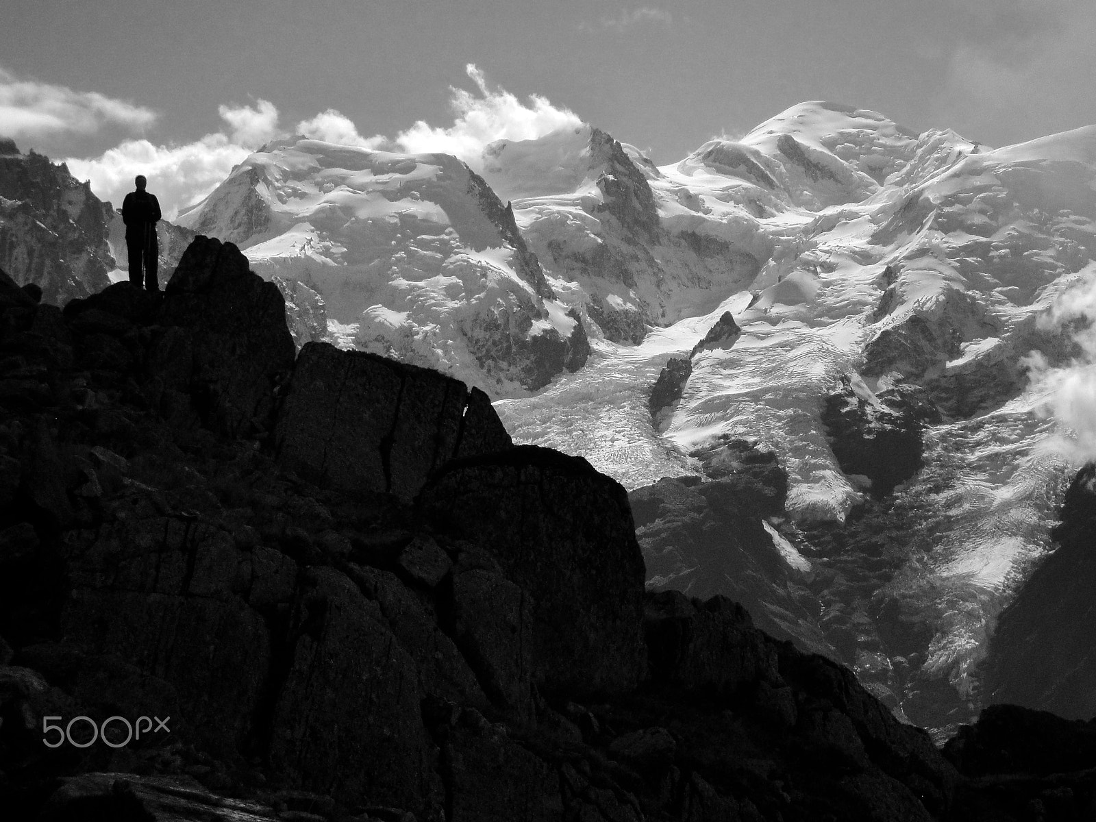 Sony DSC-W270 sample photo. Mont blanc from brévent photography