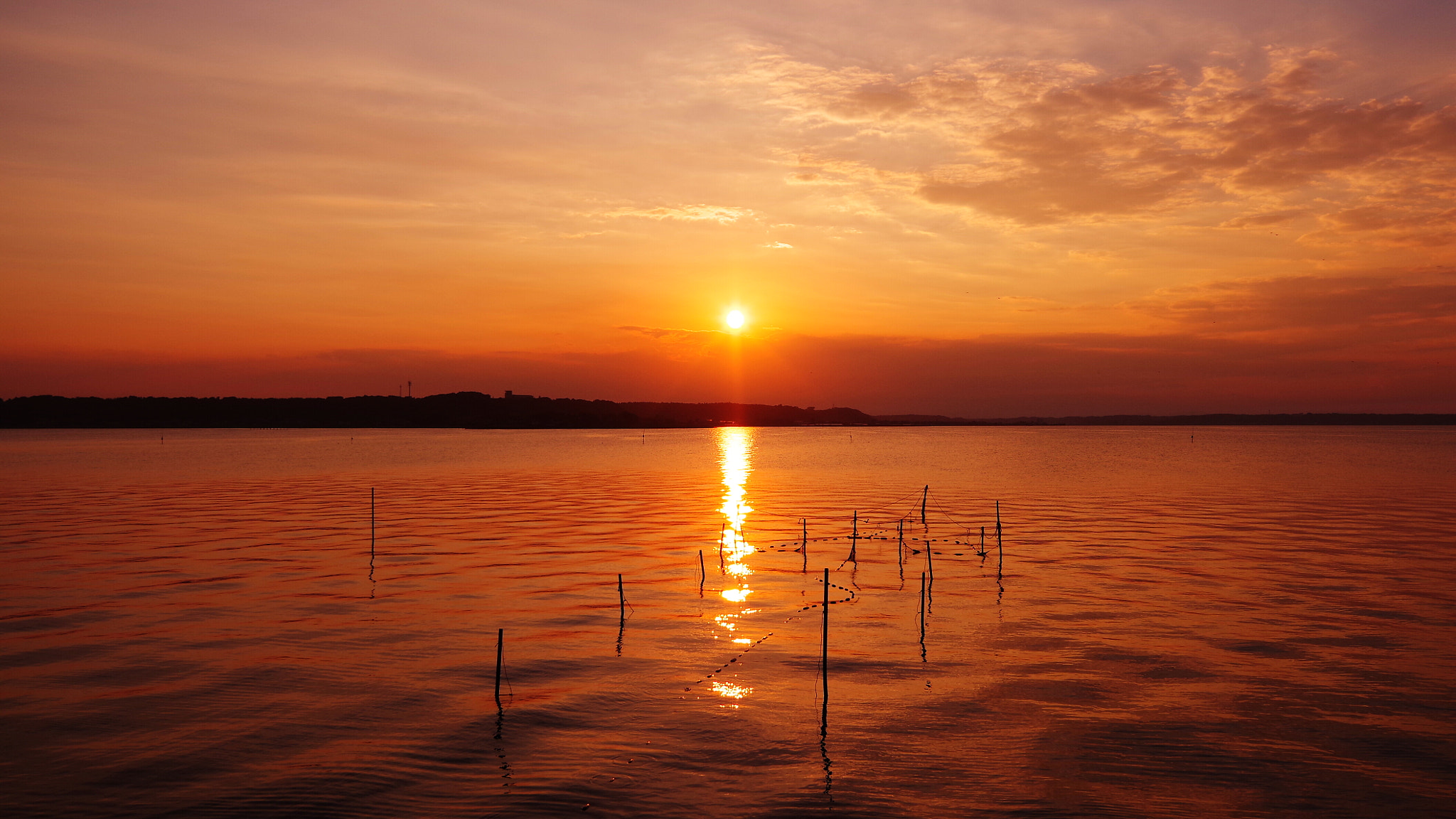 Pentax K-S2 + Pentax smc DA 12-24mm F4.0 ED AL (IF) sample photo. Sunset ~北浦~ photography