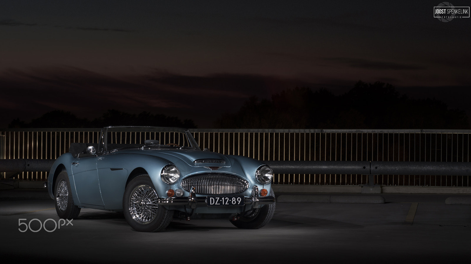 Sony Alpha DSLR-A200 sample photo. Austin healey mk3 strobe photography