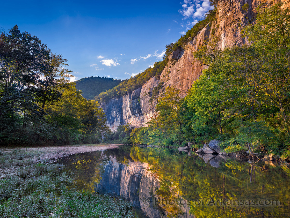Phase One IQ3 100MP + Schneider LS 35mm f/3.5 sample photo. Late afternoon light at roark bluff in arkansas photography