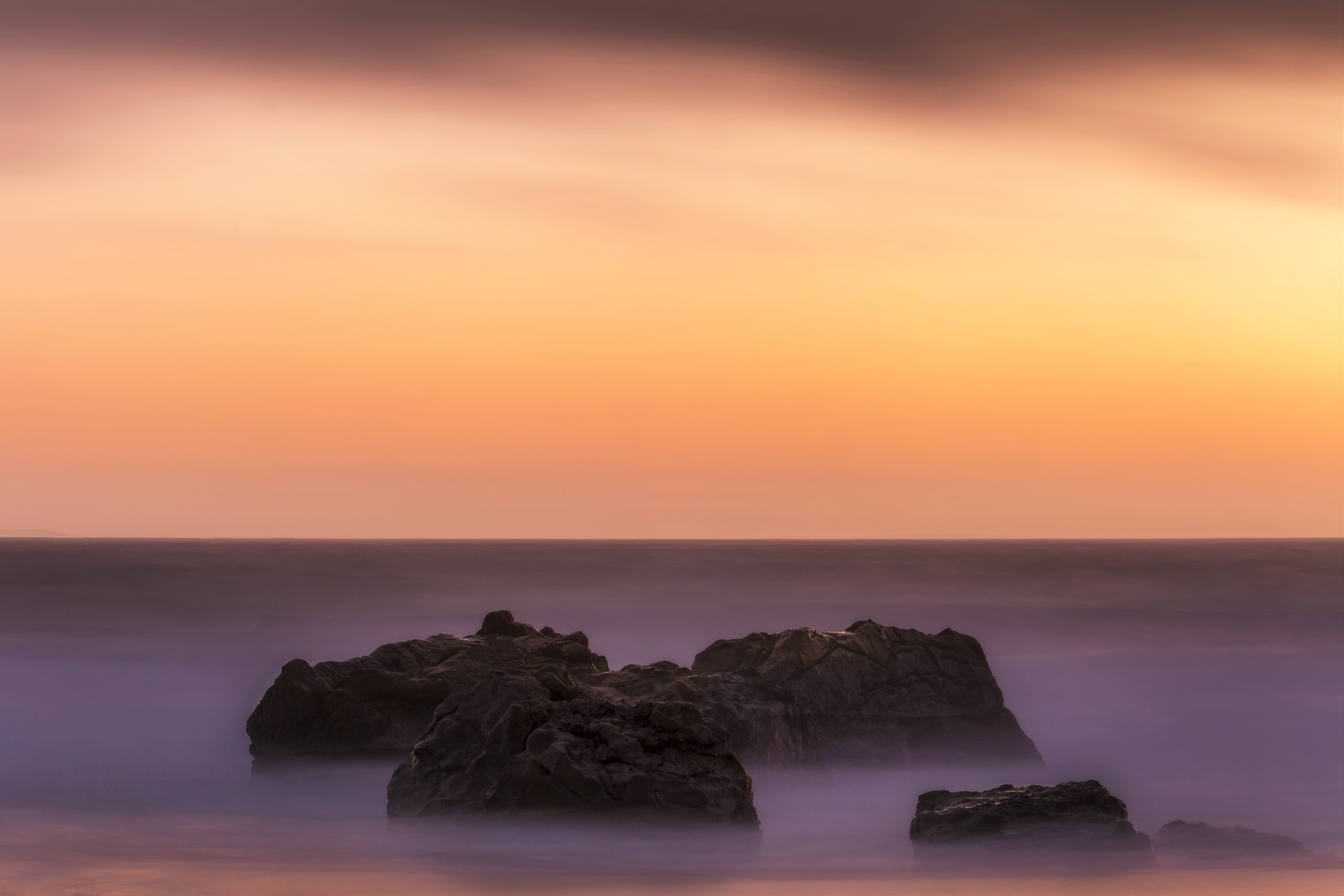 Canon EOS 5D Mark II + Canon EF 70-200mm F4L USM sample photo. Garrapata state beach sunset photography