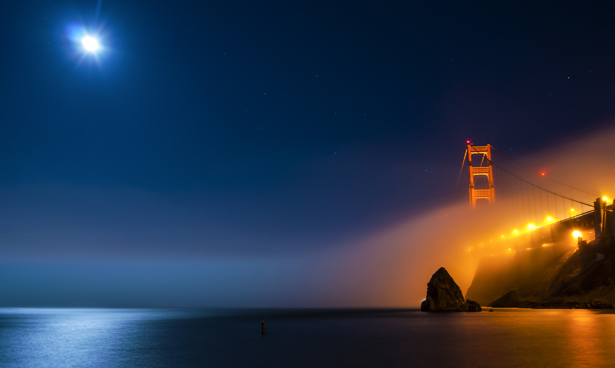 Nikon D5000 sample photo. Once in a blue moon photography