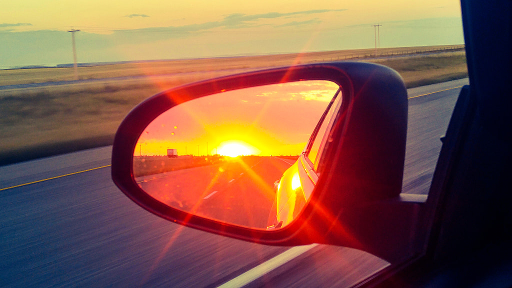 Rearview Sunrise by Dave Fitzsimmons on 500px.com