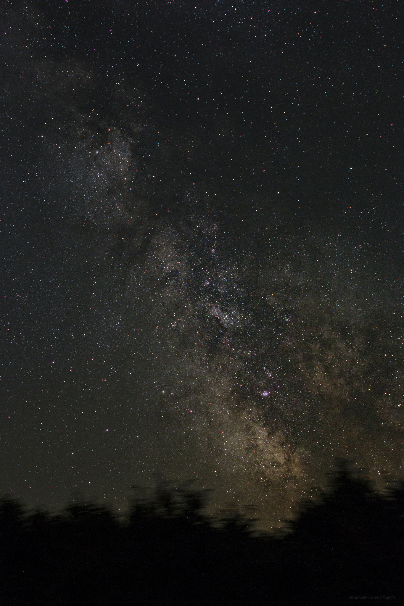 Canon EF 28-105mm f/3.5-4.5 USM sample photo. Milky way from the zselic photography