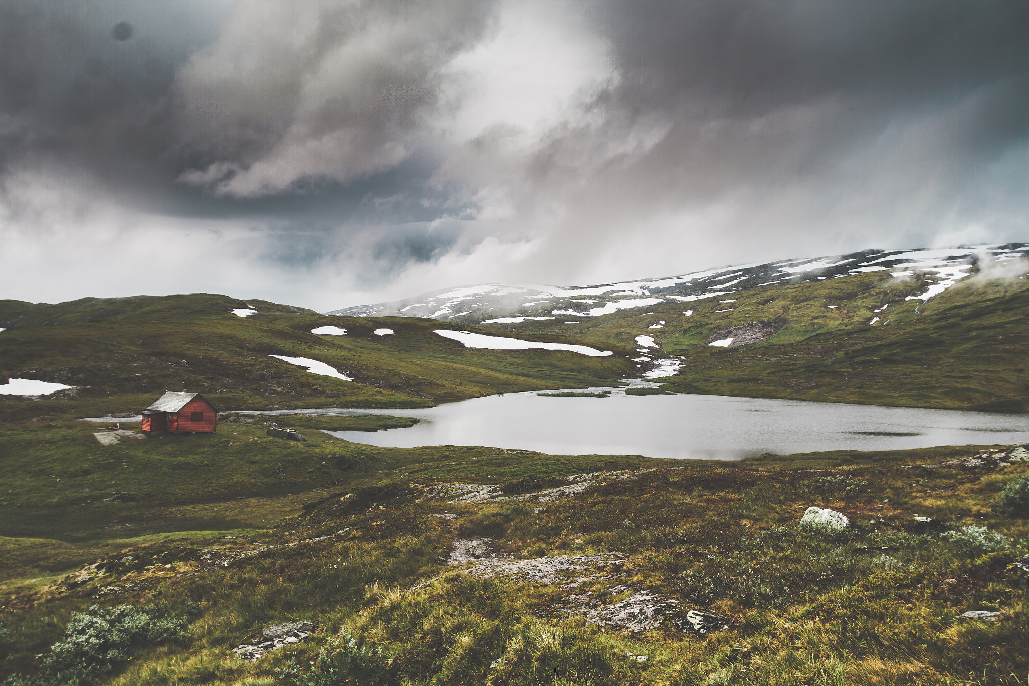 Canon EOS 7D sample photo. Red cabin/norway photography