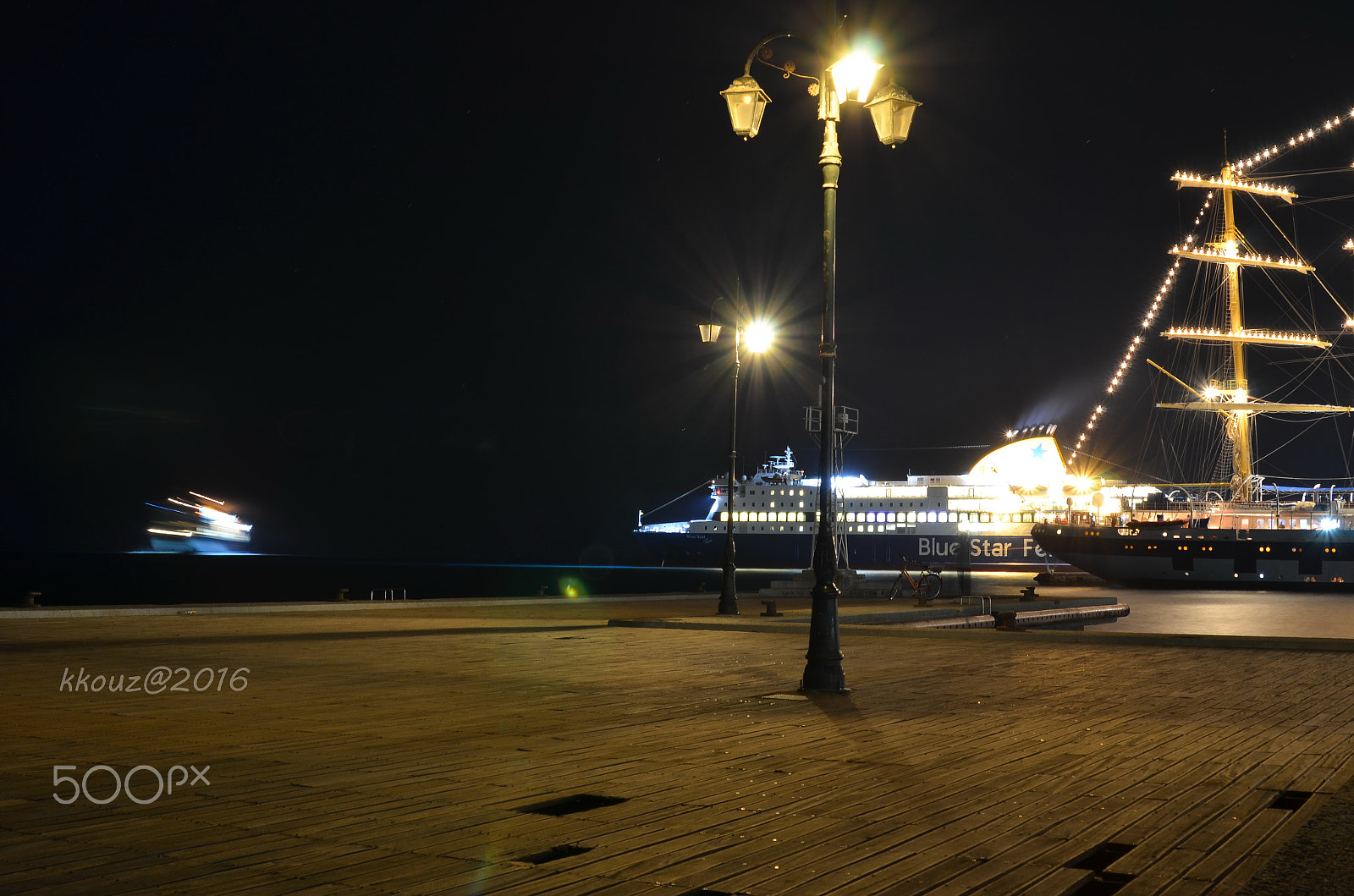 Nikon D7000 sample photo. 3 ships @ kos port photography