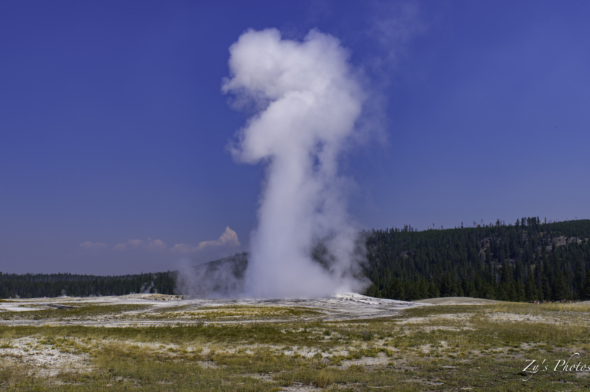 Nikon Df sample photo. Old faithful geyser, yellowstone photography