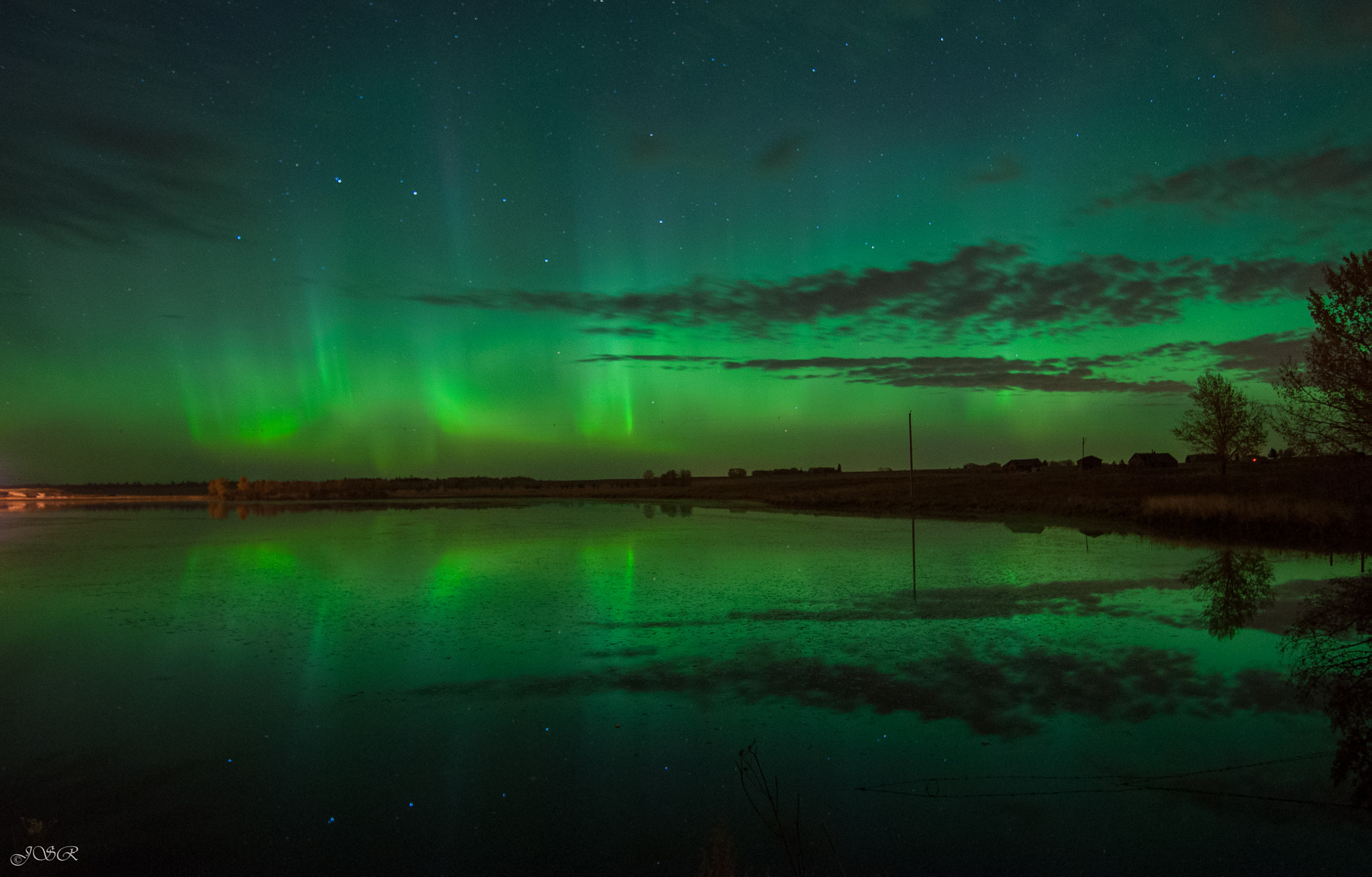 Nikon D5000 sample photo. Northern lights photography