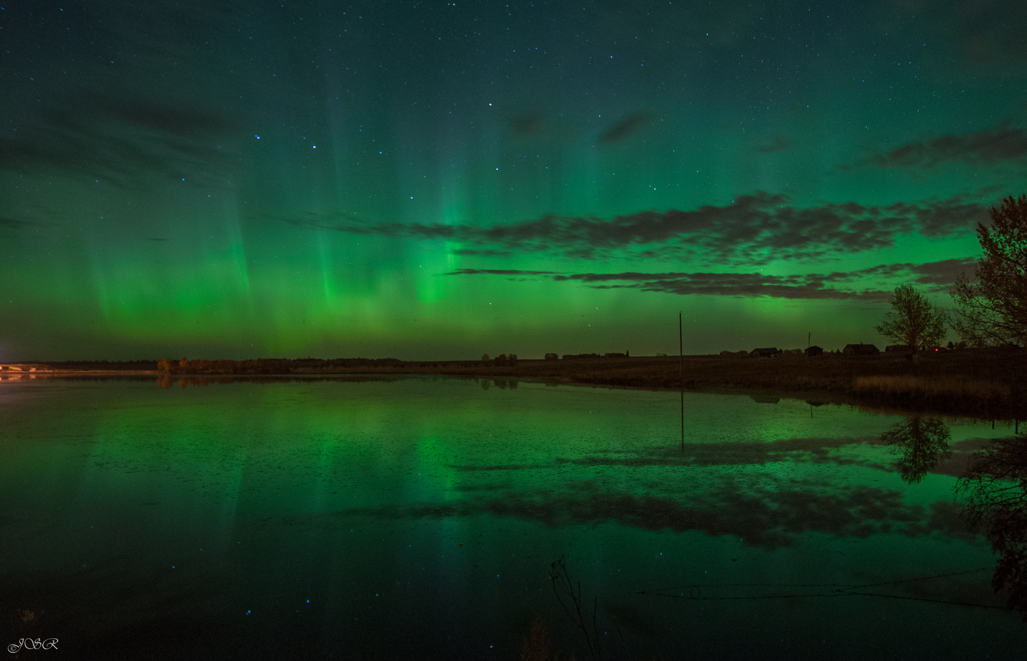 Nikon D5000 sample photo. Northern lights photography