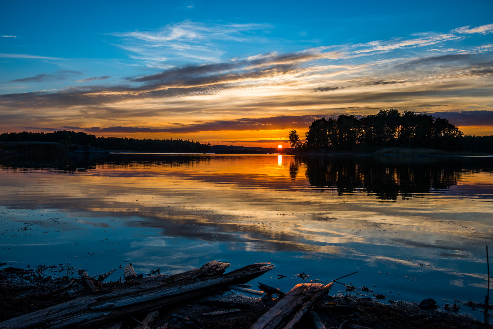 Tamron SP 15-30mm F2.8 Di VC USD sample photo. Lake sunset photography