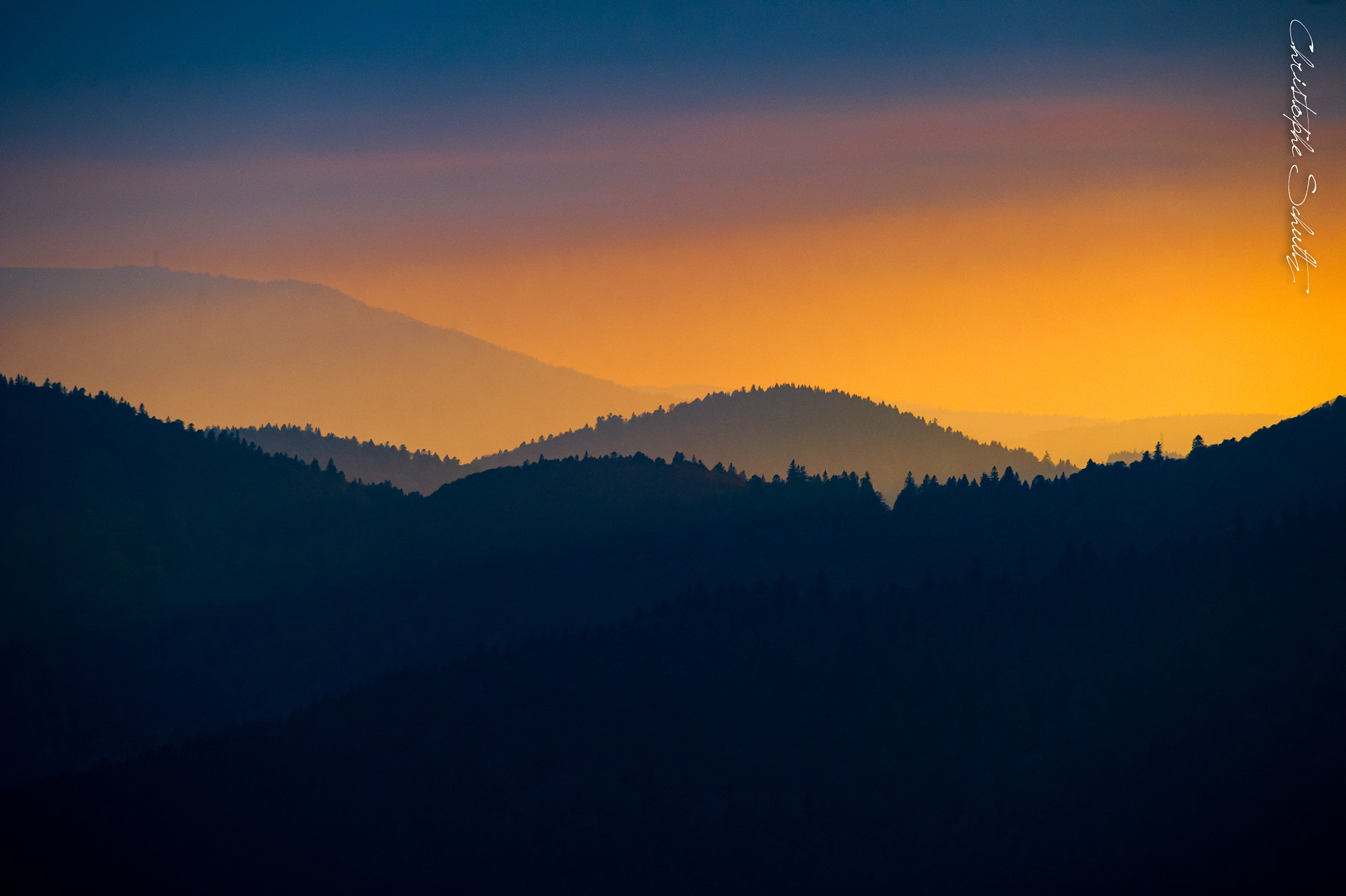 Nikon D3S + Nikon AF-S Nikkor 300mm F4D ED-IF sample photo. Autumn sunset photography