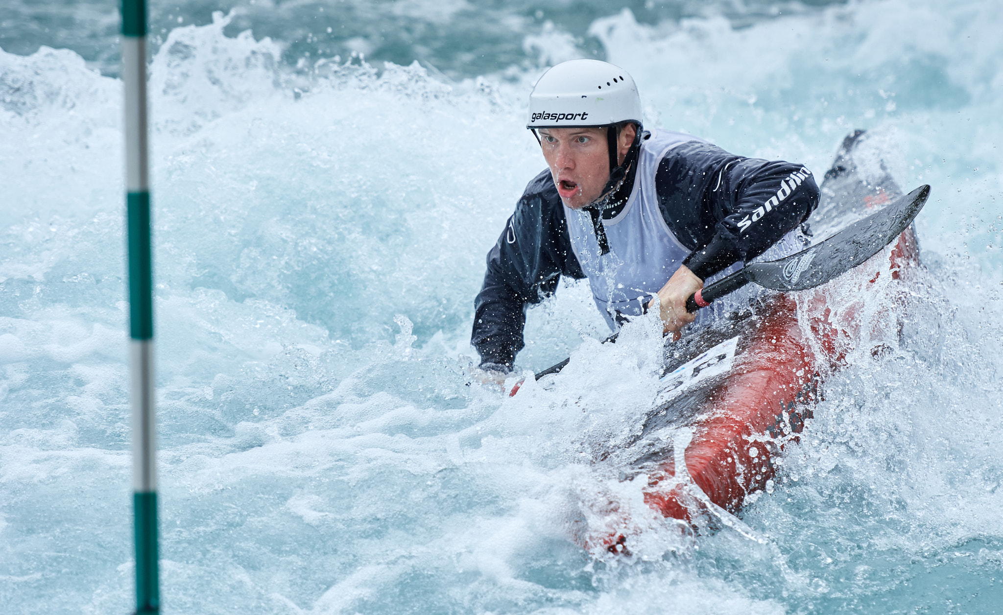 Nikon D500 sample photo. Stefan walker targets the next gate. photography