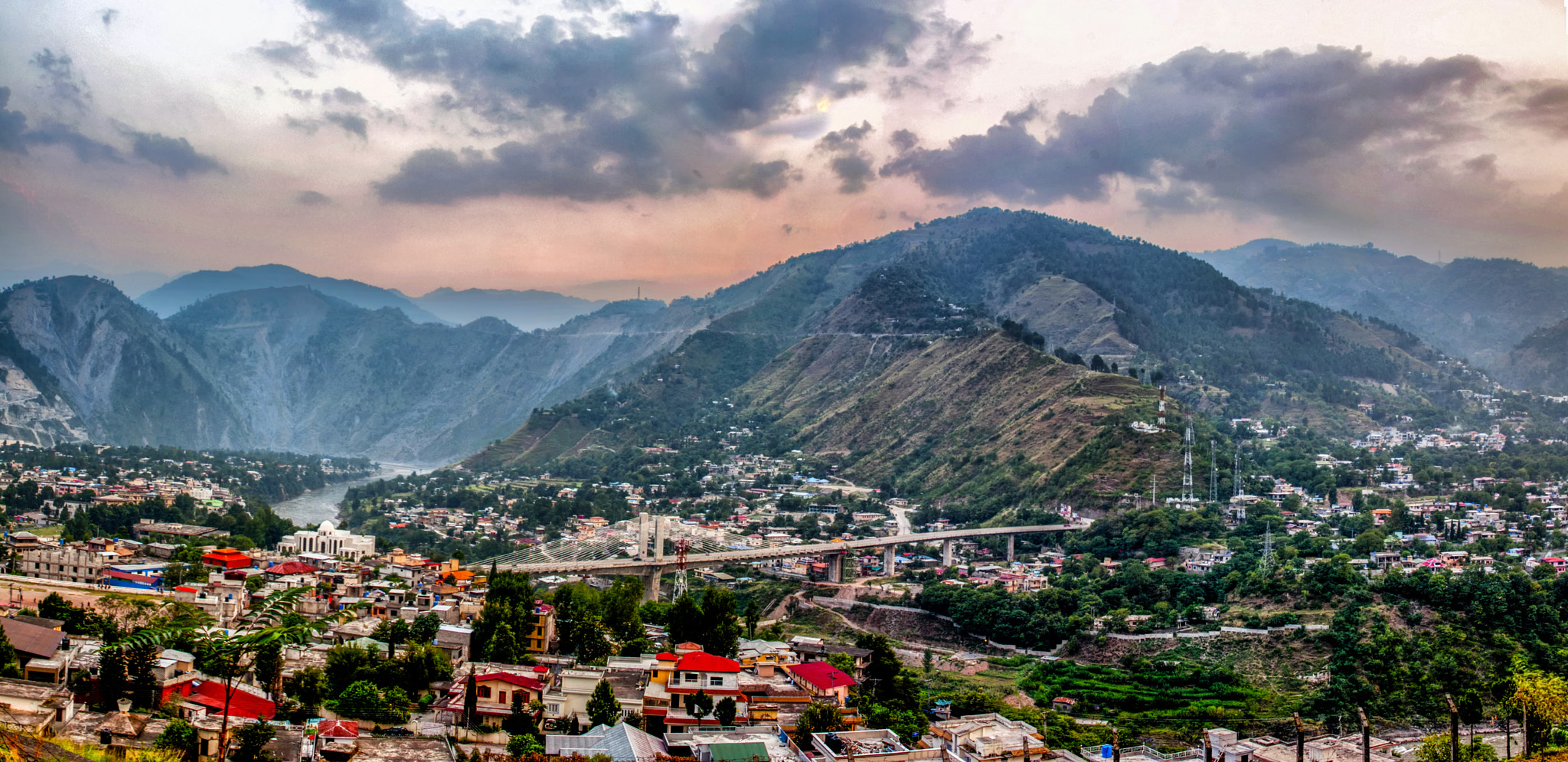 Sigma 17-50mm F2.8 EX DC OS HSM sample photo. Panaroma muzaffarabad photography