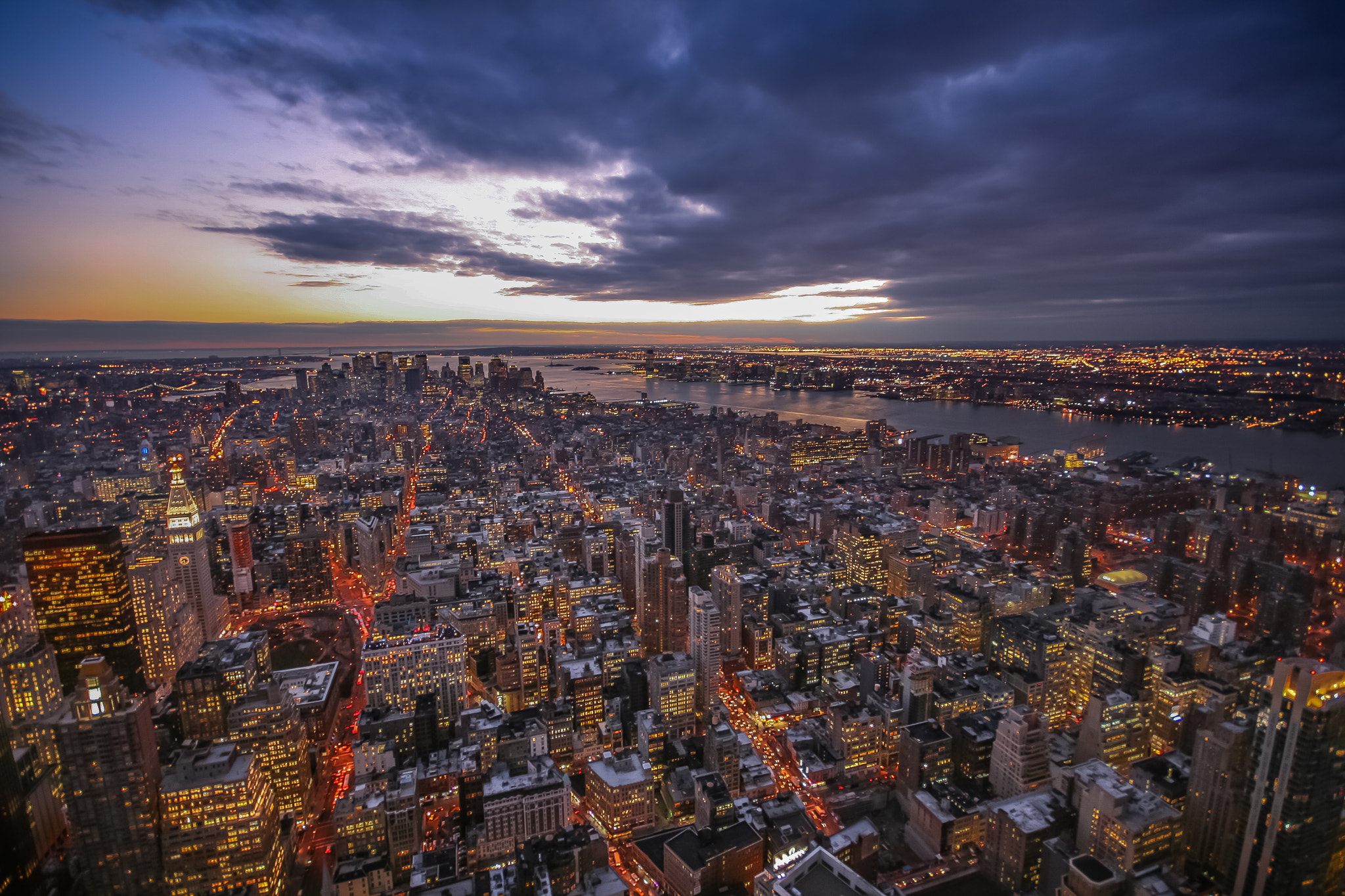Sigma 10-20mm F4-5.6 EX DC HSM sample photo. View from the empire state photography