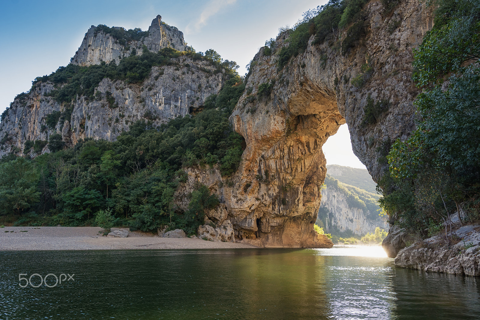 Nikon AF-S Nikkor 16-35mm F4G ED VR sample photo. The pont d'arc is a large natural bridge. photography