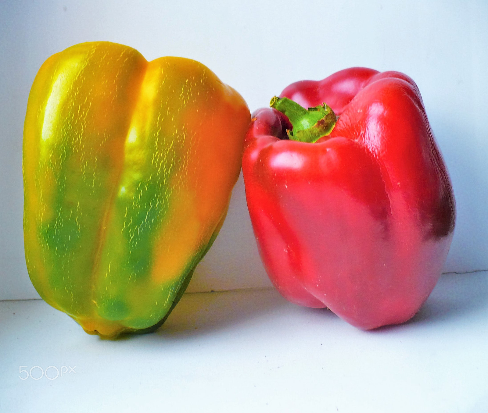 Panasonic DMC-LZ7 sample photo. Two peppers. Два перца photography