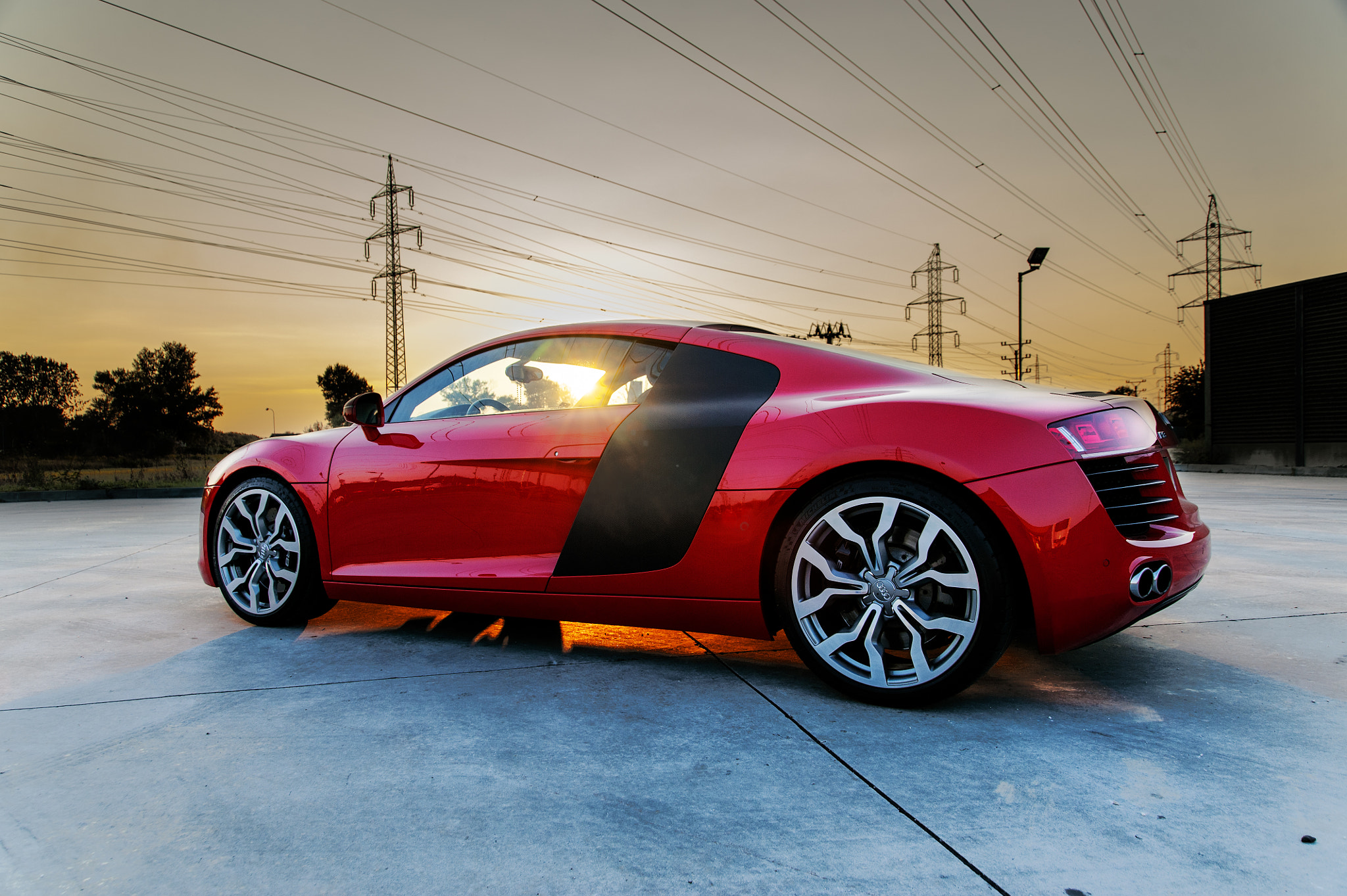 Nikon D700 + Sigma 24-105mm F4 DG OS HSM Art sample photo. Audi r8 v8 4.2 tfsi photography