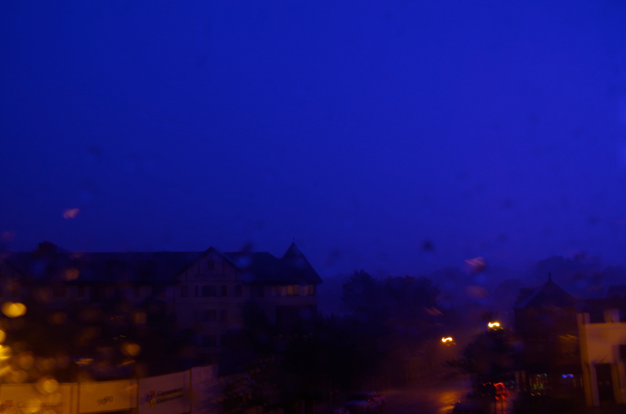 Pentax K-30 sample photo. Night storm photography