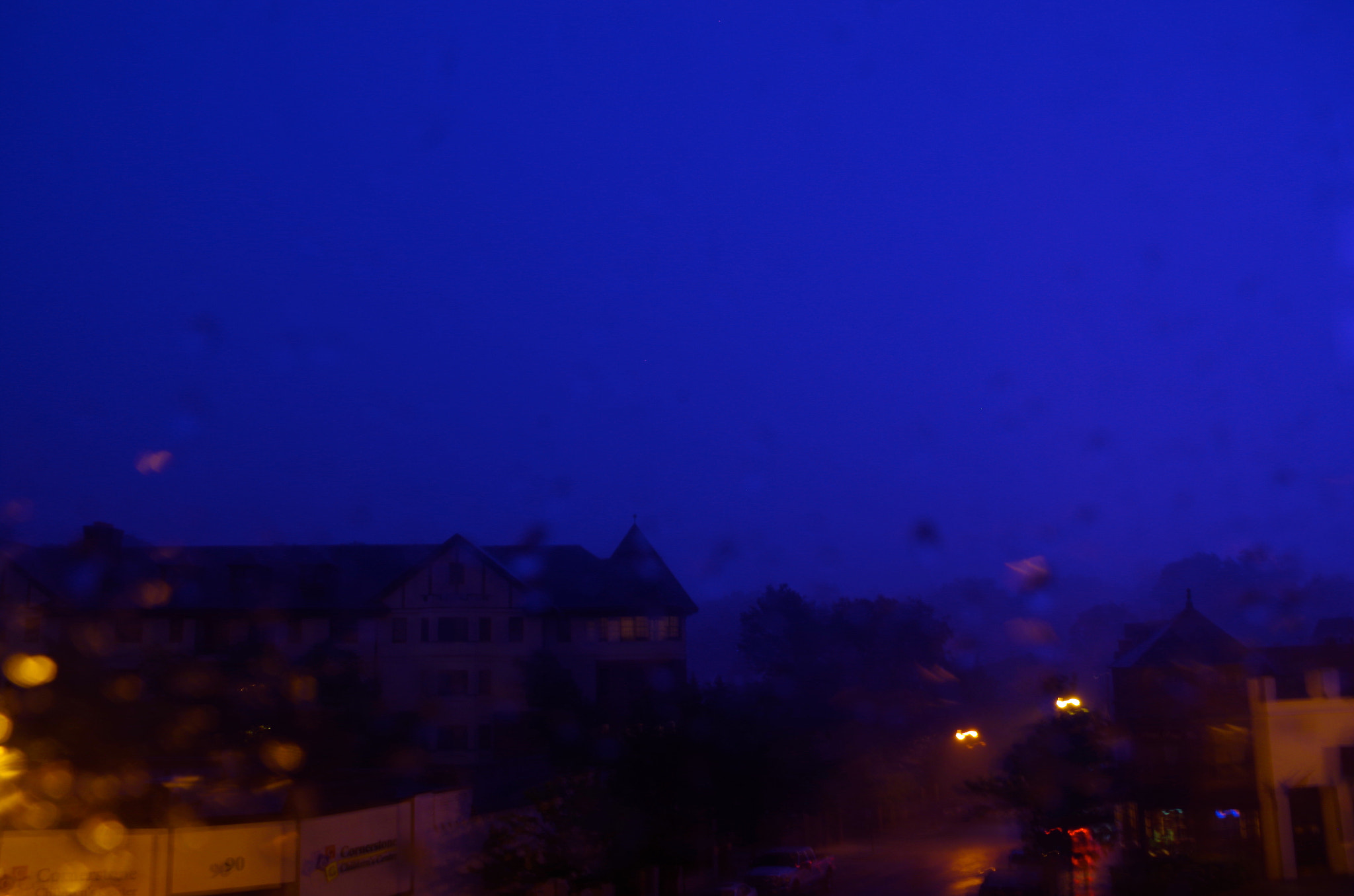 Pentax K-30 sample photo. Night storm photography